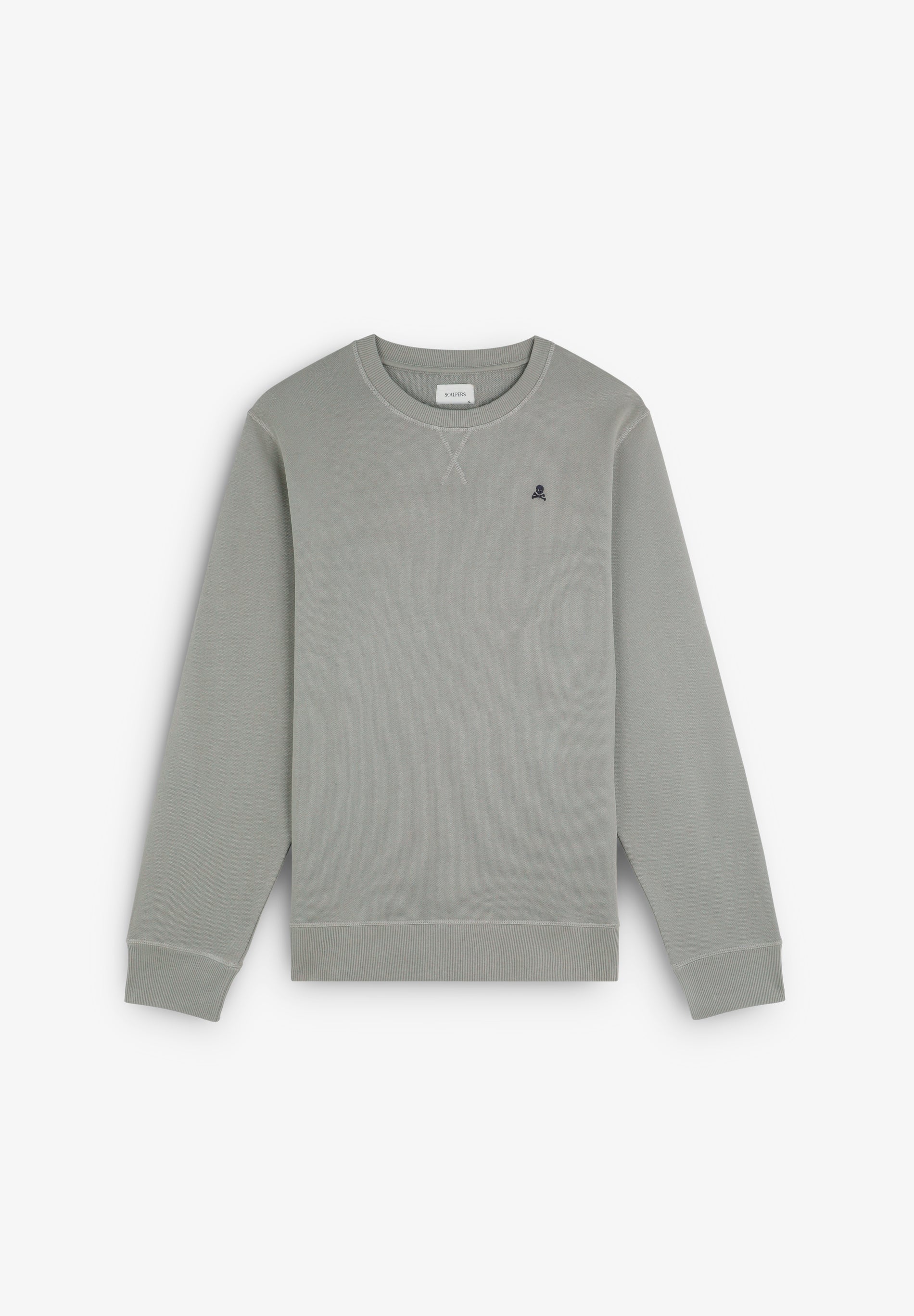 SUDADERA BÁSICA BORDADA CONTRASTE