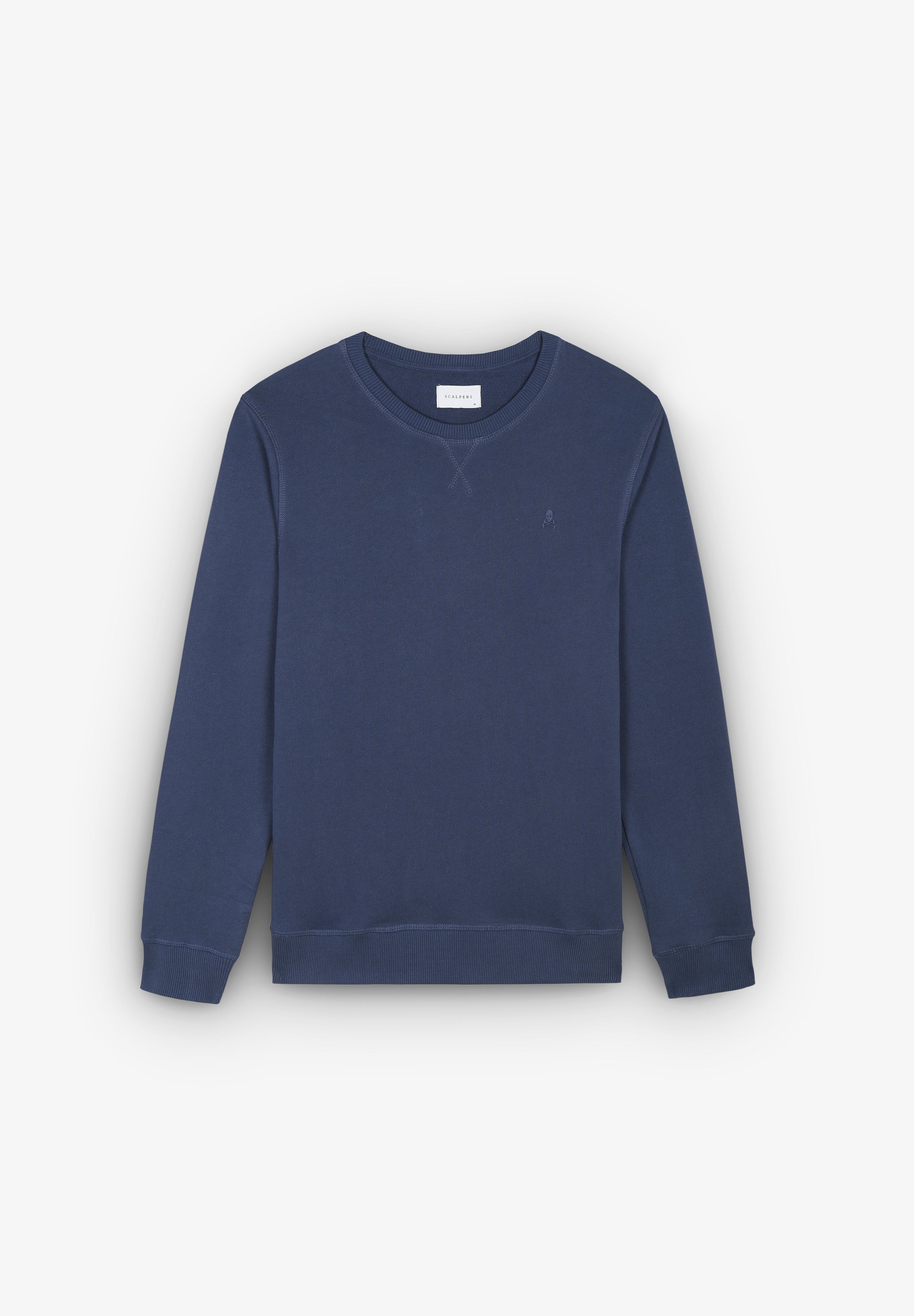 SUDADERA BÁSICA BORDADA CONTRASTE