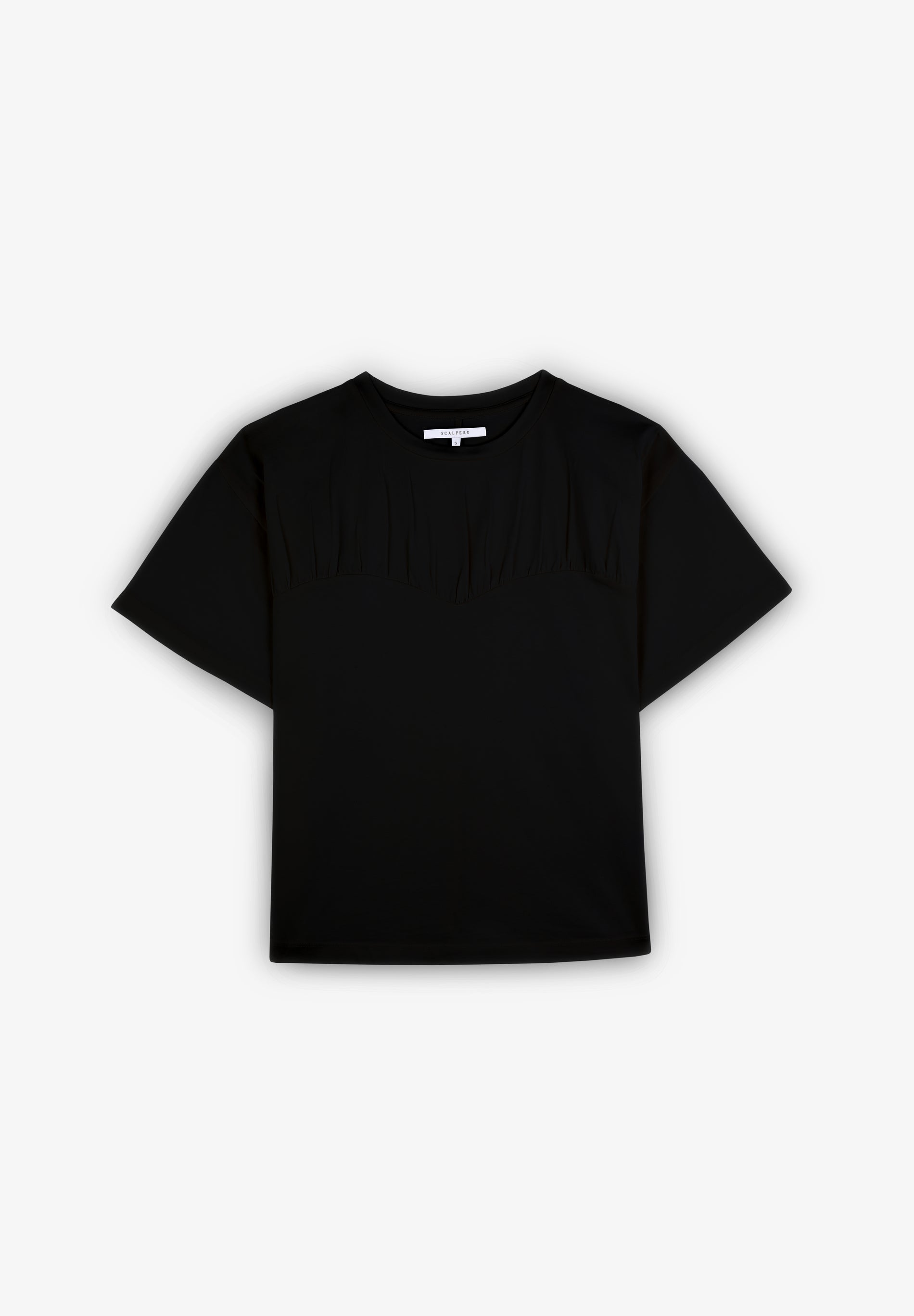 GATHERED CHEST TEE