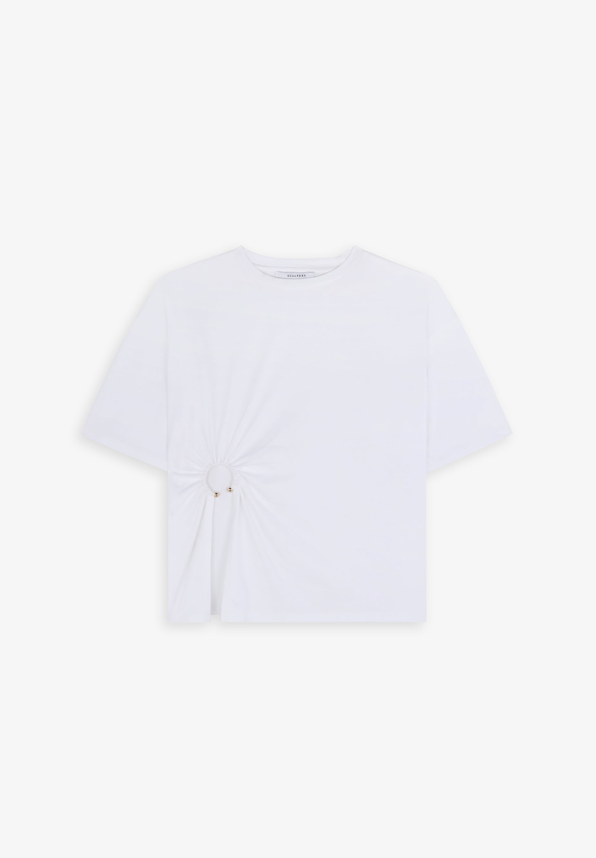 FRONT EYELET TEE
