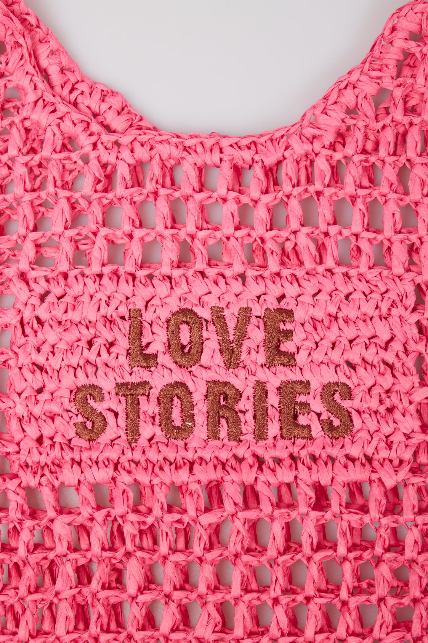 LOVE STORIES | BOLSO STRAW SHOPPER