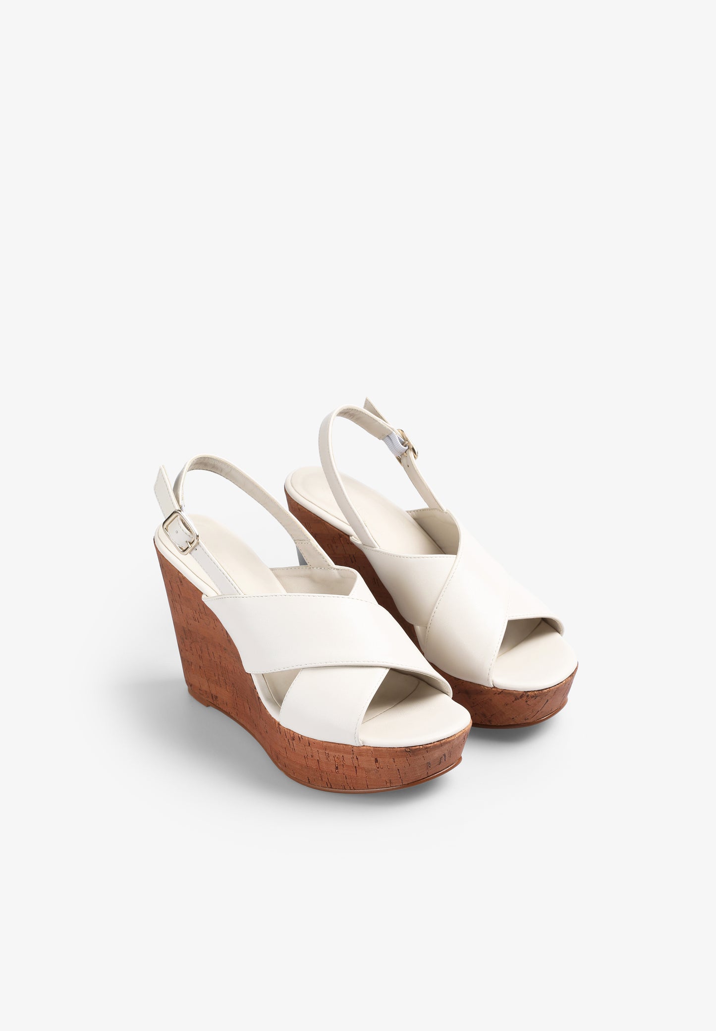 SANDALIAS CUÑA CRUZADAS