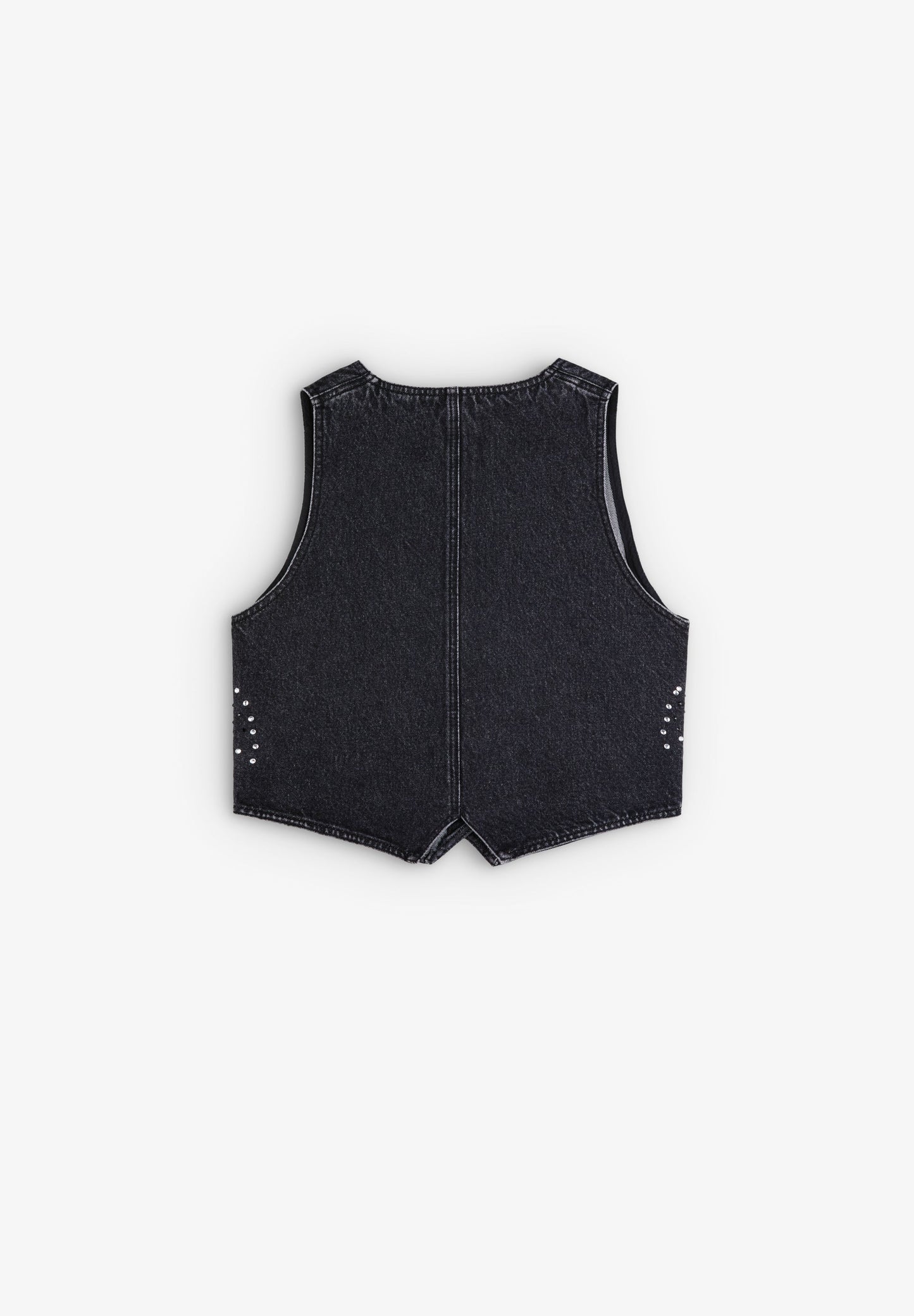 CHALECO DENIM ONDAS TACHUELAS