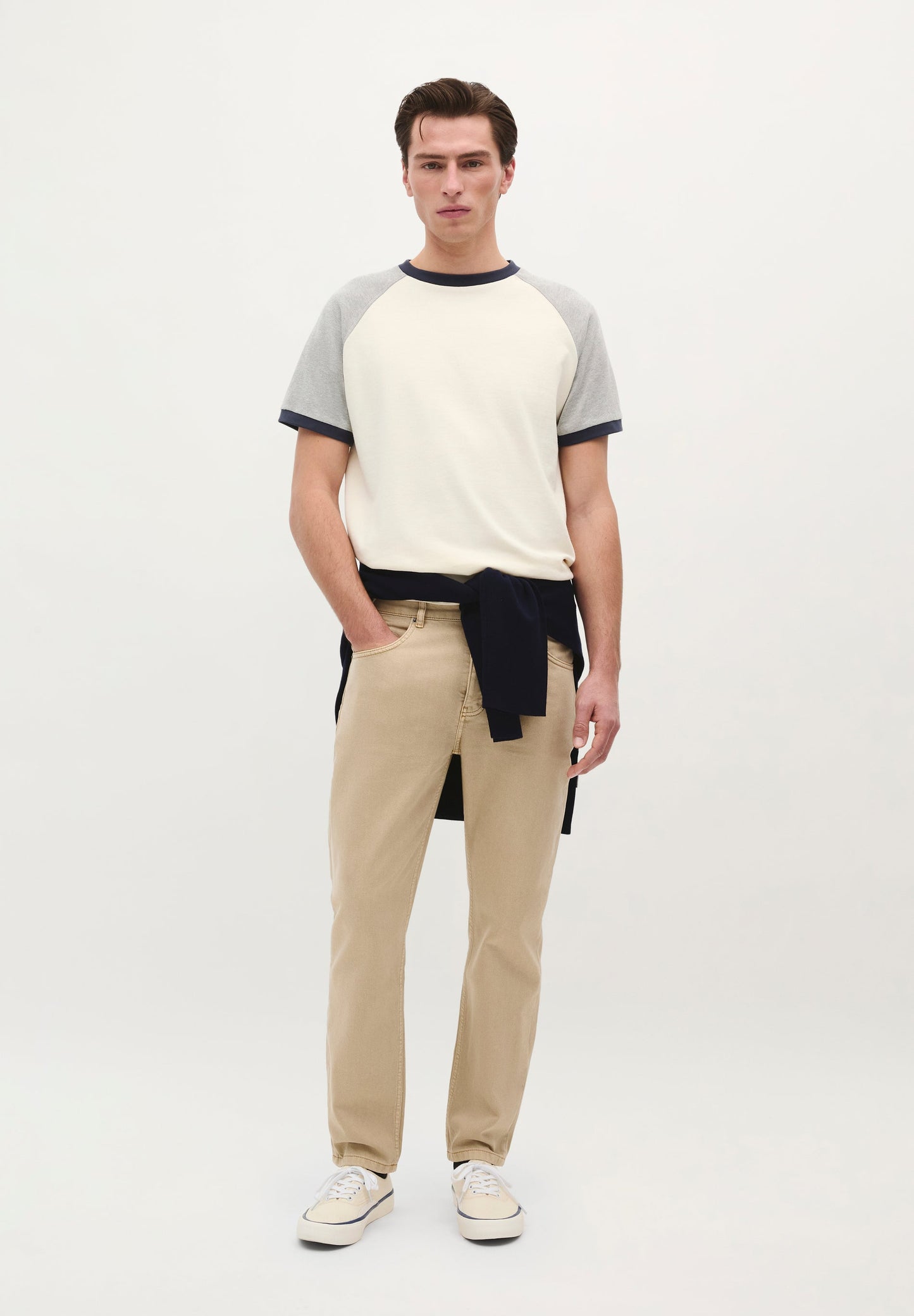 CAMISETA CONTRASTE RIB