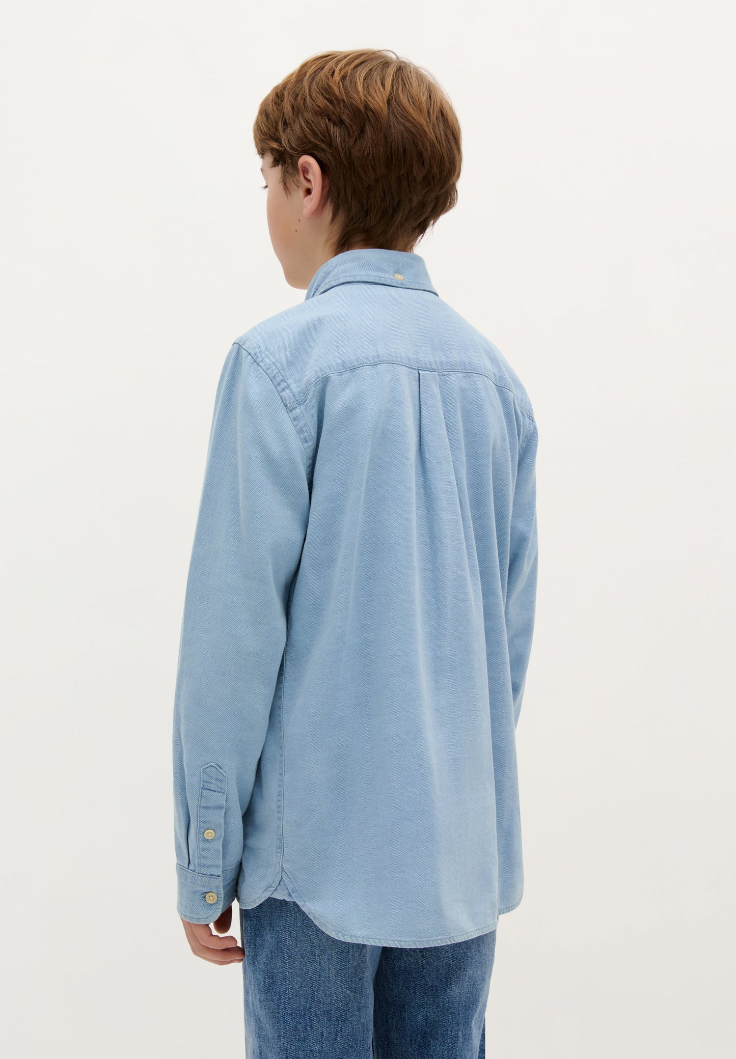 CAMISA DENIM CUELLO BOTONES