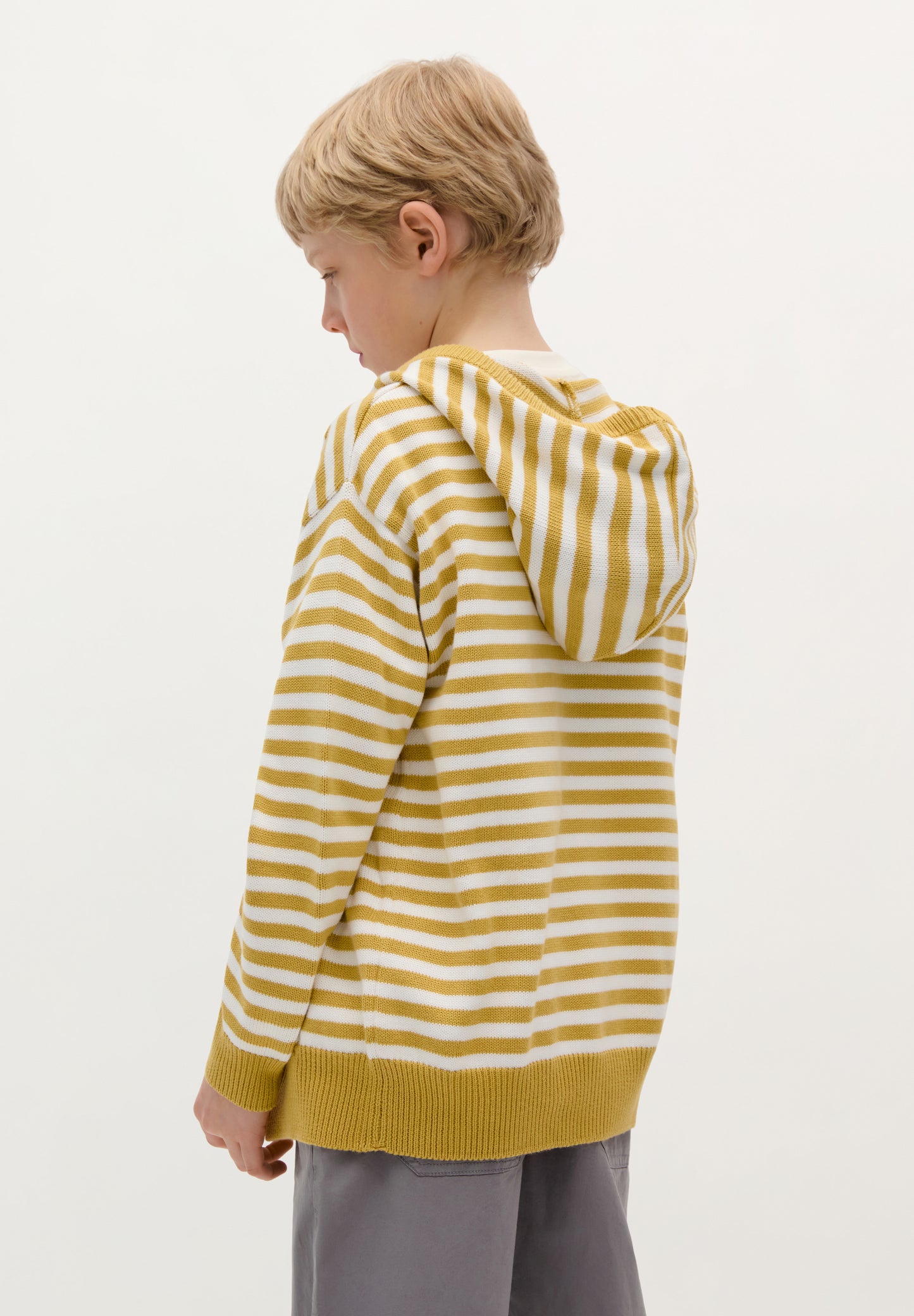 SUDADERA PUNTO RAYAS CREAMALLERA