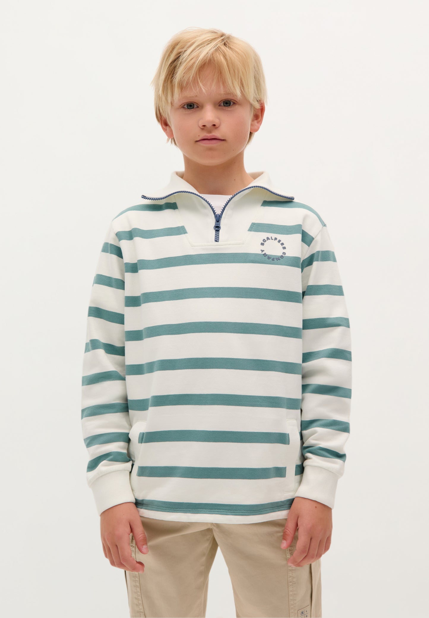 SUDADERA PRINT RAYAS