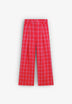 PANTALÓN PINZAS LINO CUADROS