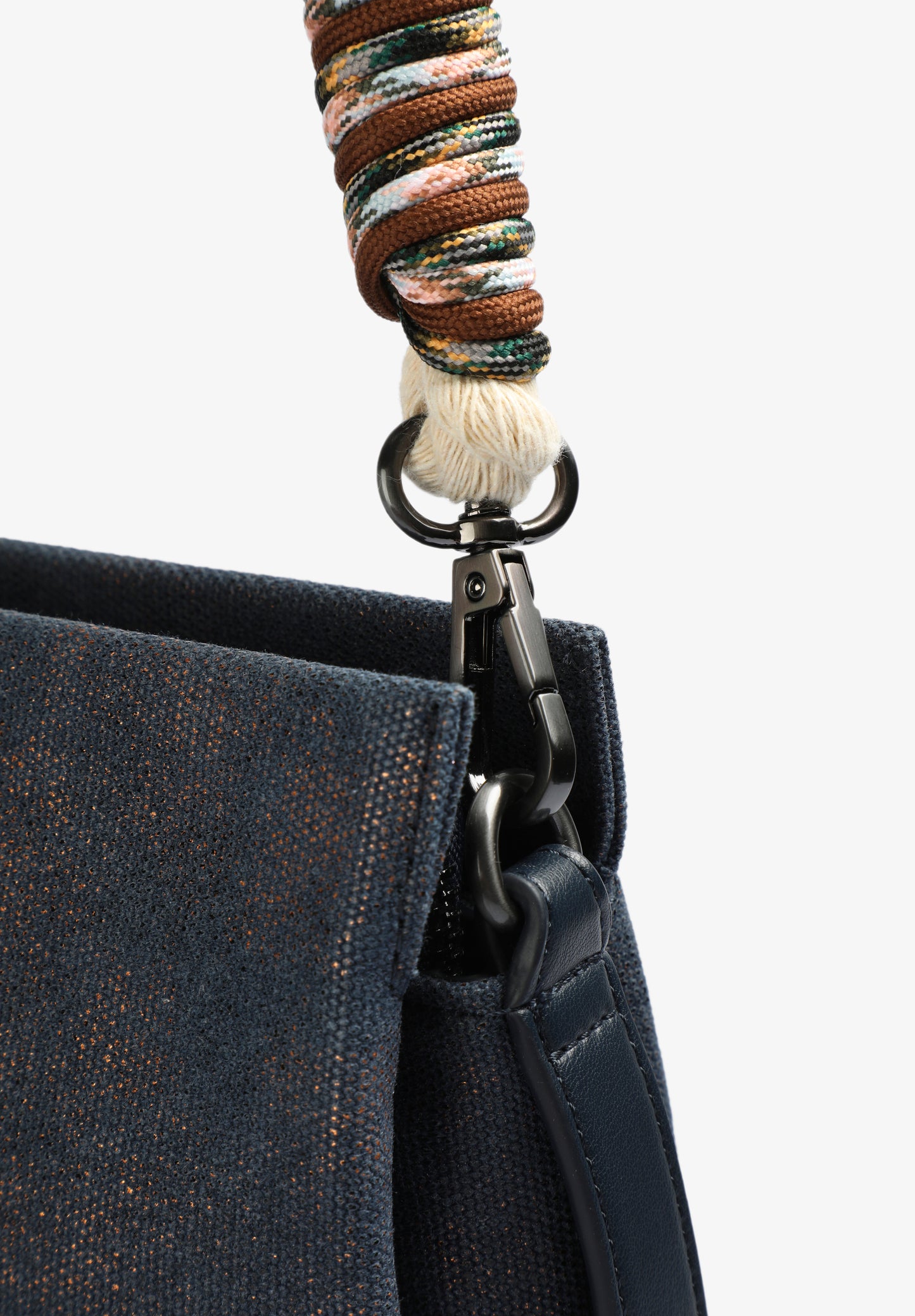 BOLSO TORNASOLADO ASA TRENZADA