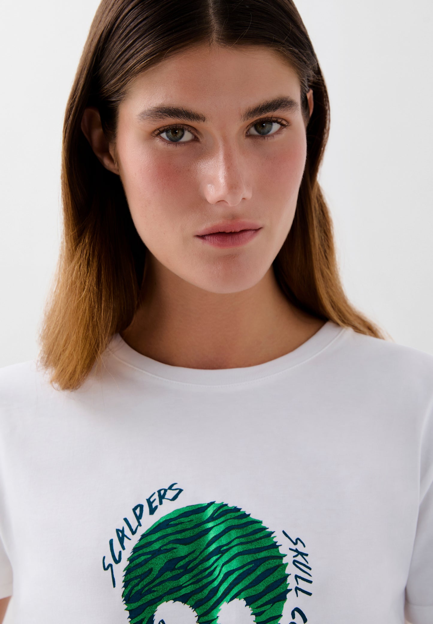 CAMISETA CALAVERA ANIMAL PRINT