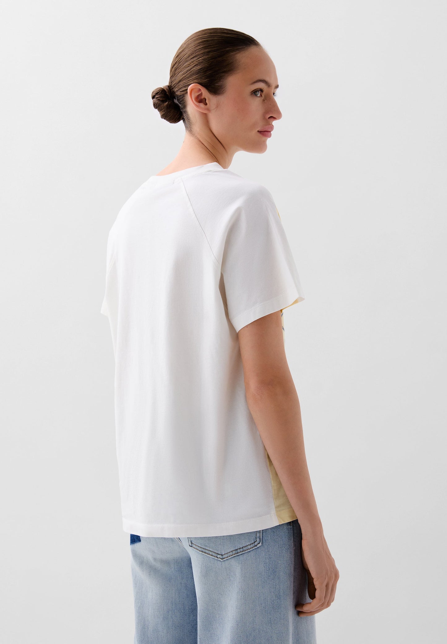 CAMISETA BICOLOR PRINT FRONTAL