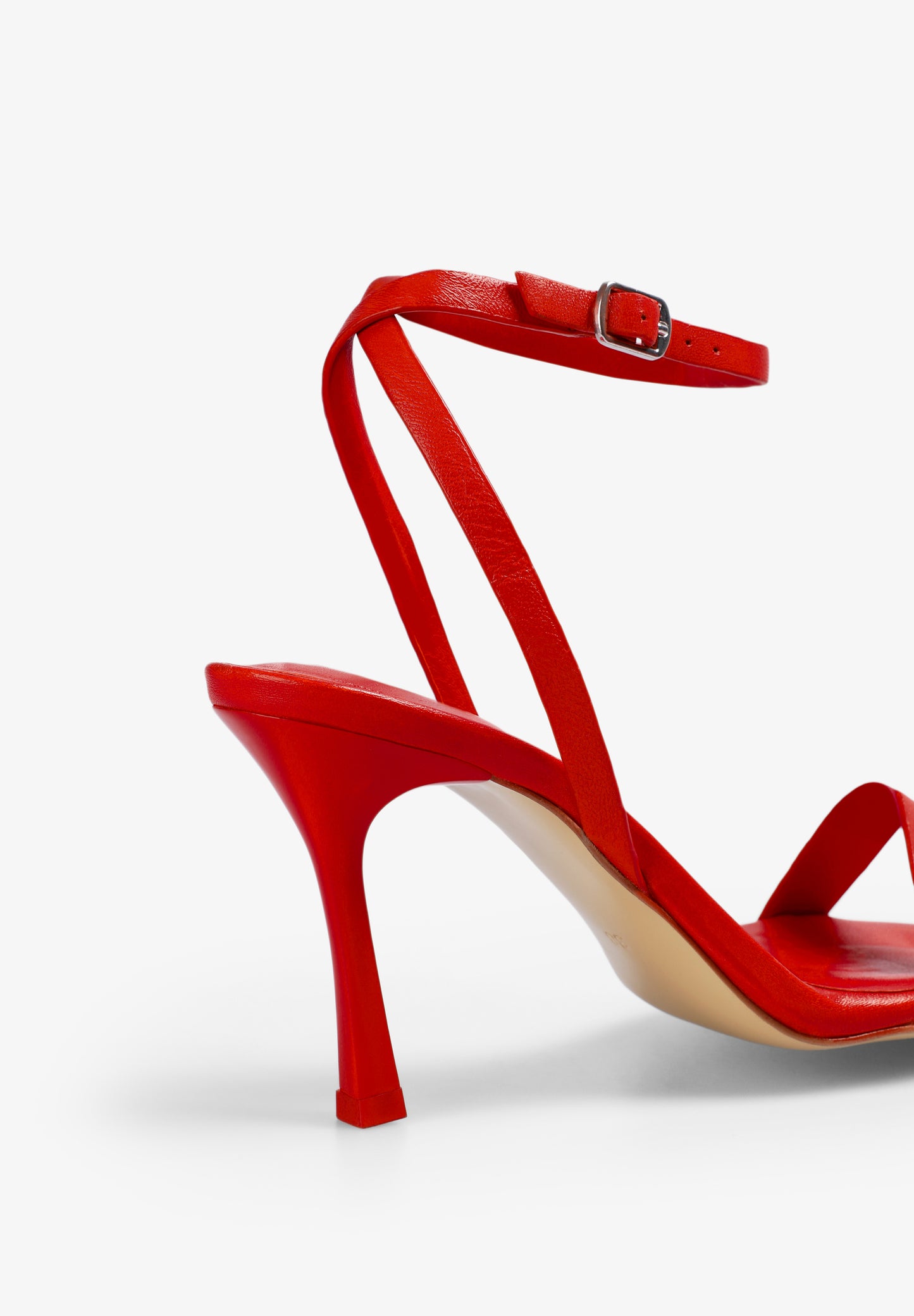 SANDALIA TACÓN 100% PIEL