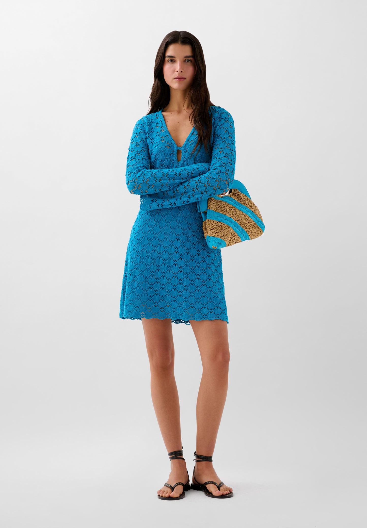 VESTIDO MINI CROCHET
