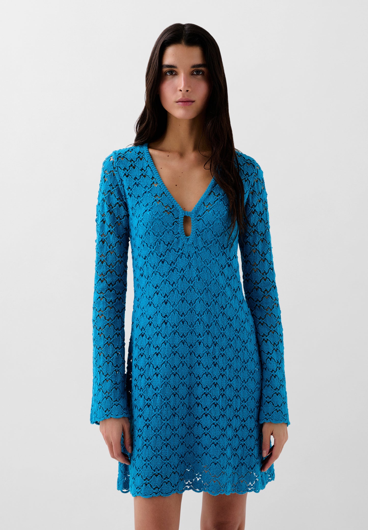 VESTIDO MINI CROCHET