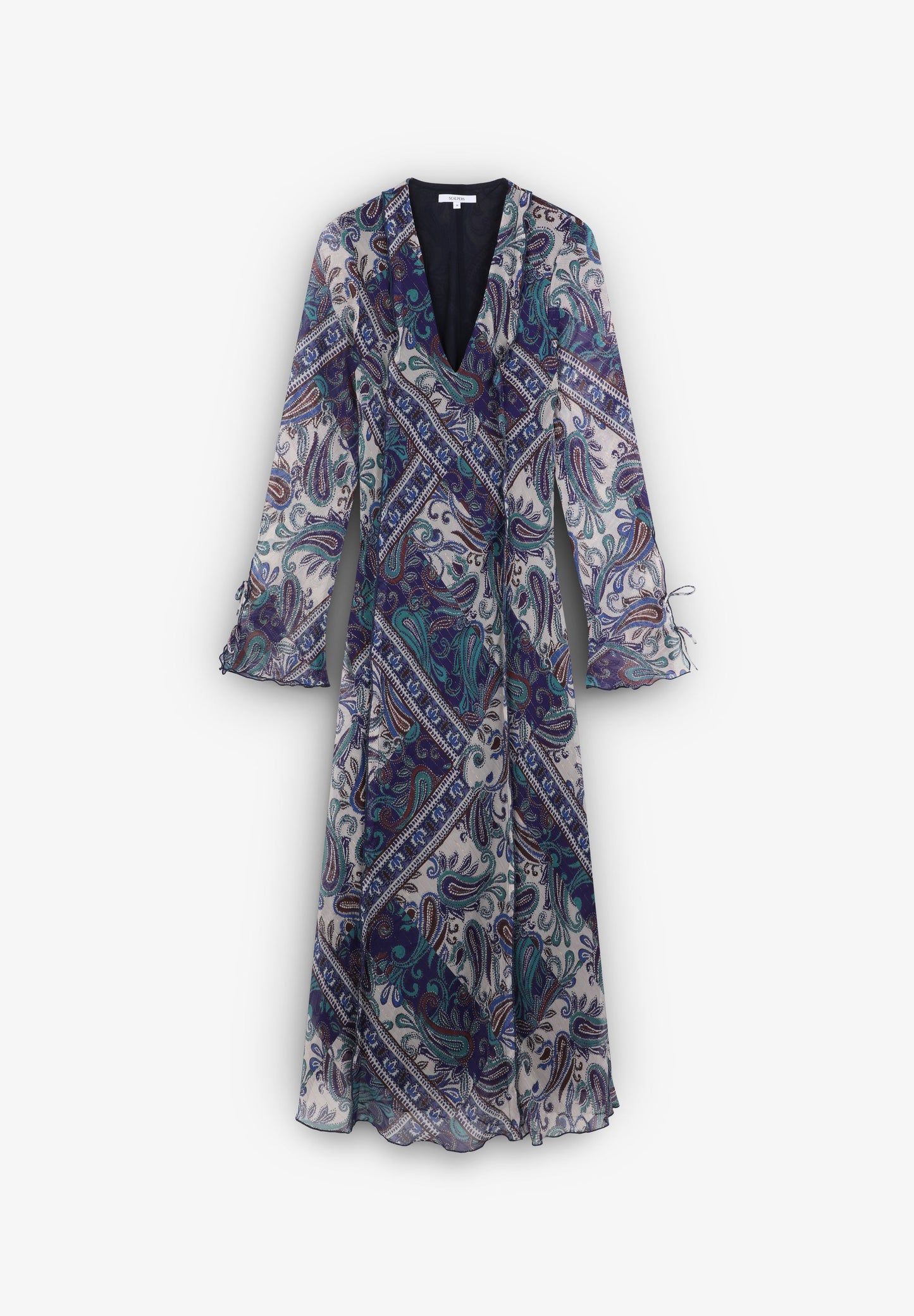 VESTIDO LARGO FLUIDO PAISLEY