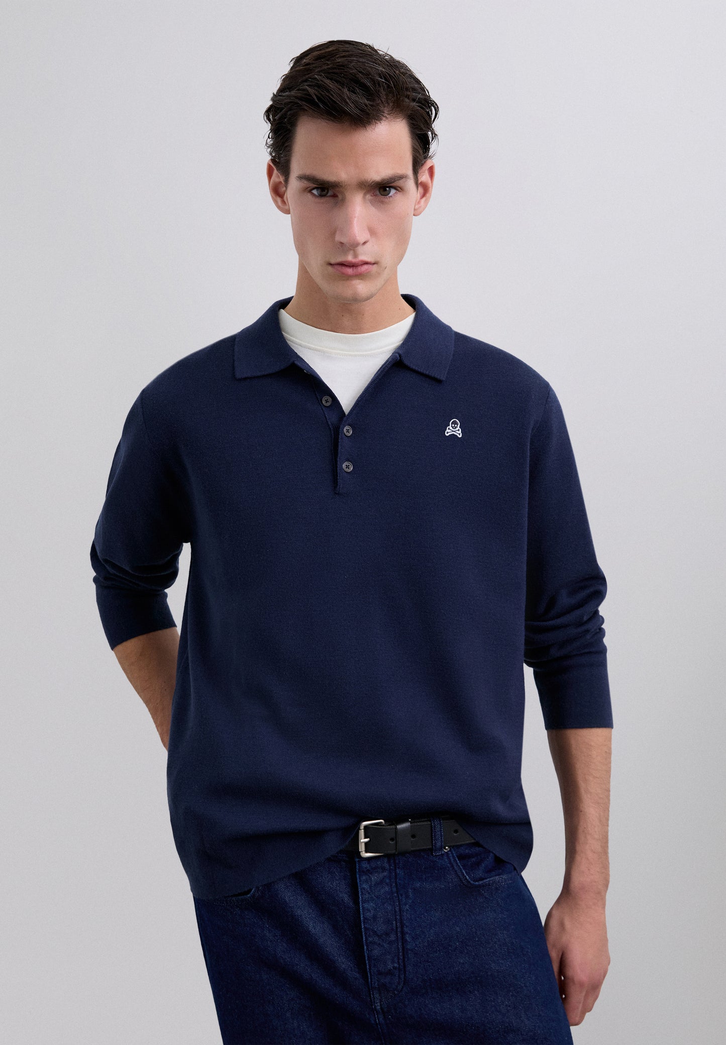 JERSEY POLO PARCHE CALAVERA
