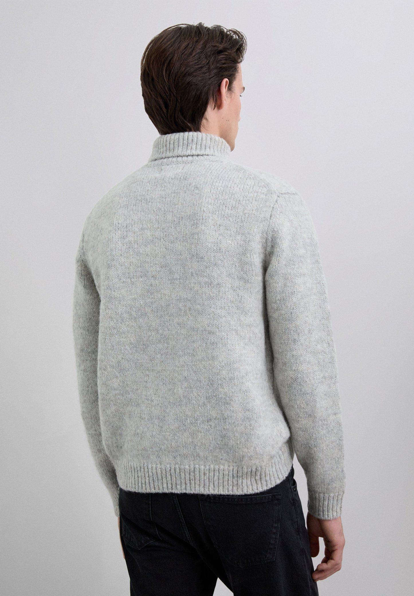SCSMITH ROLL NECK TRICOT