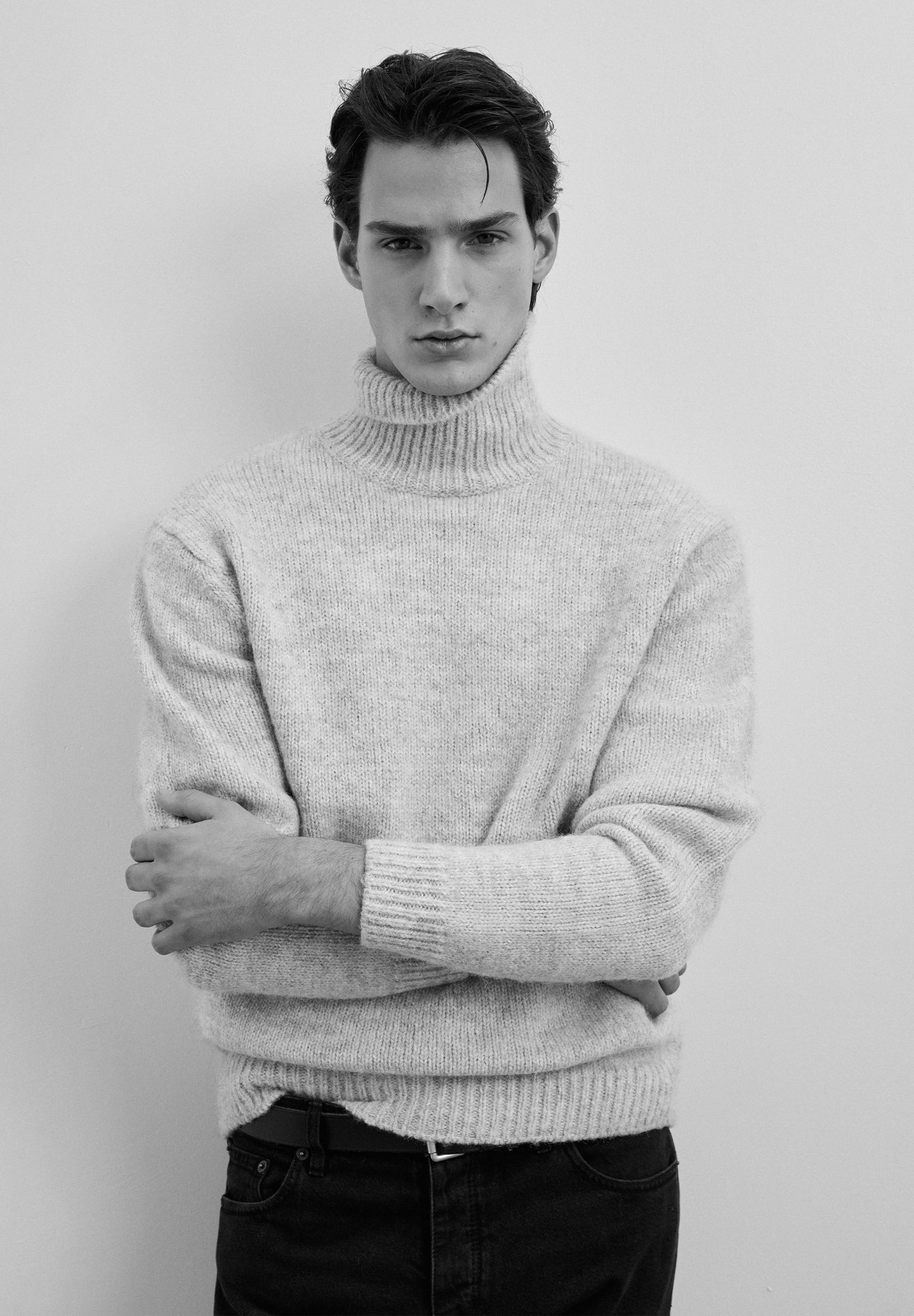 SCSMITH ROLL NECK TRICOT