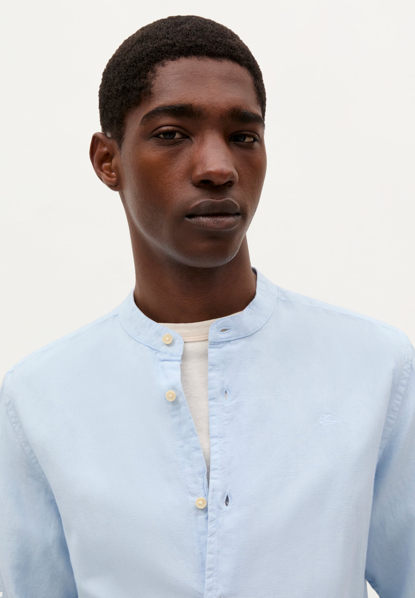 CAMISA LINO CUELLO MAO