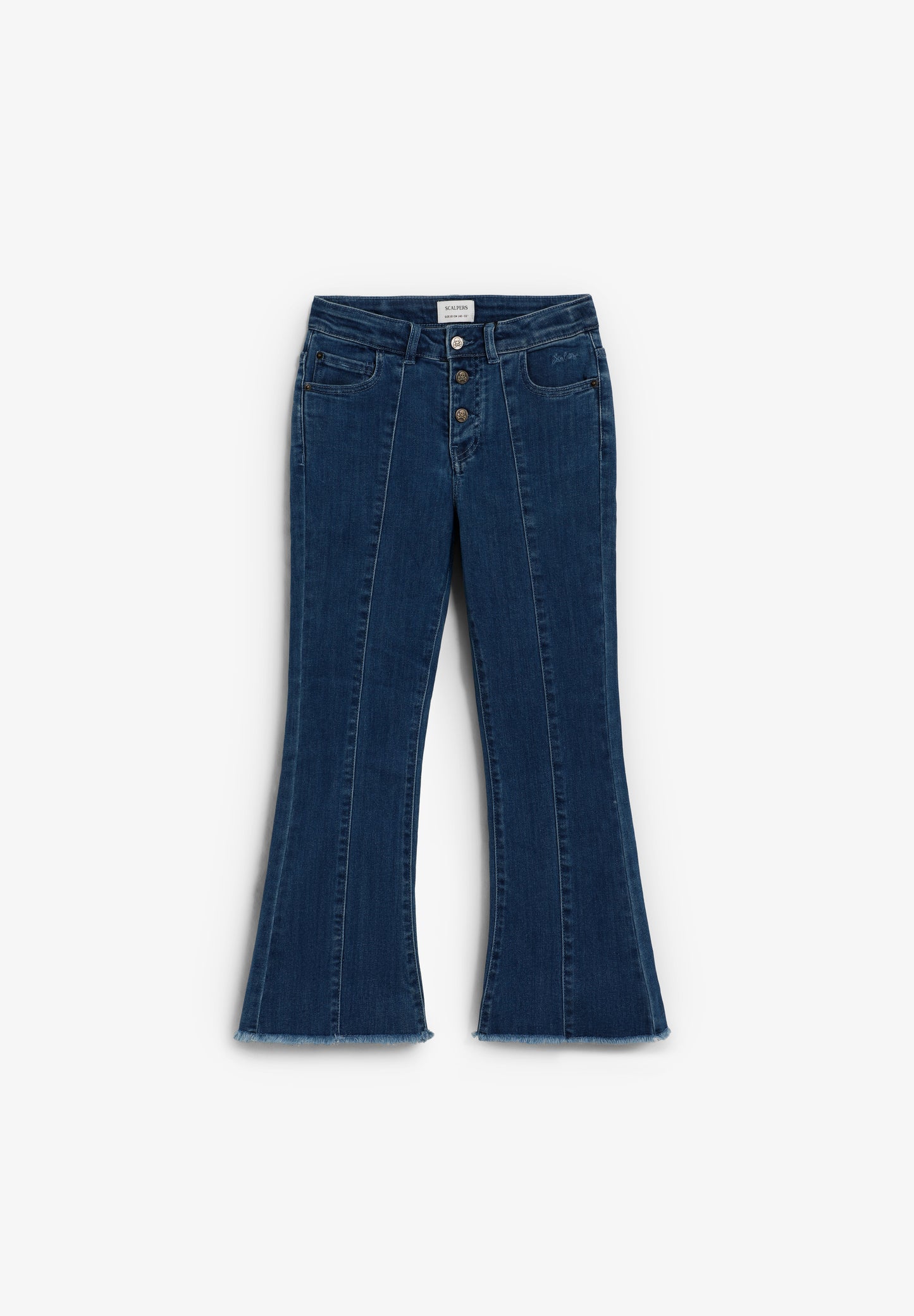 PANTALÓN DENIM CORTE FLARE