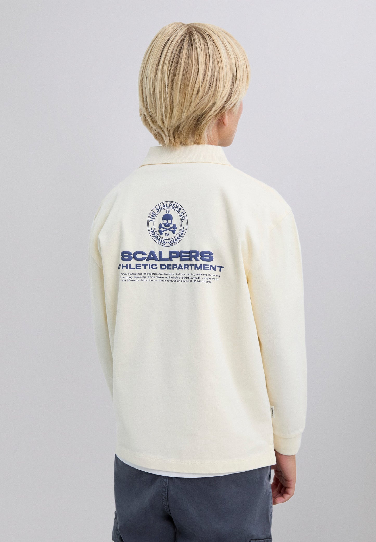 POLO PRINT MANGA LARGA