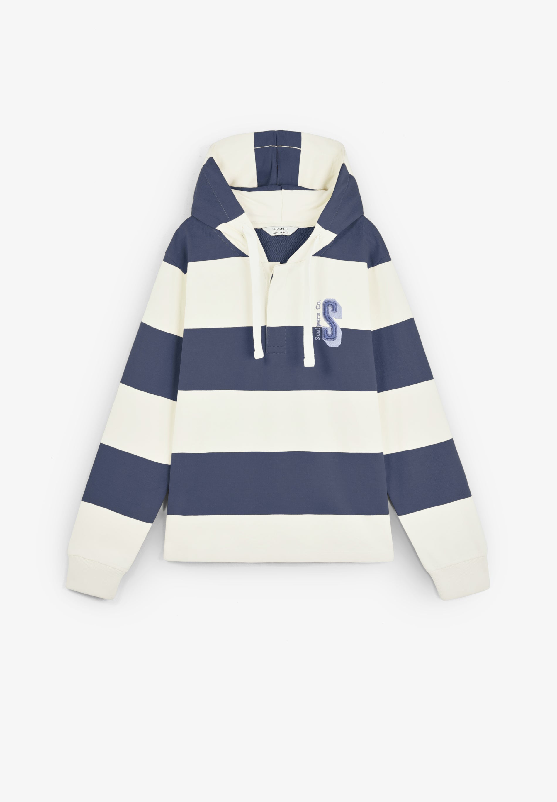 SUDADERA RAYAS CAPUCHA CALAVERA