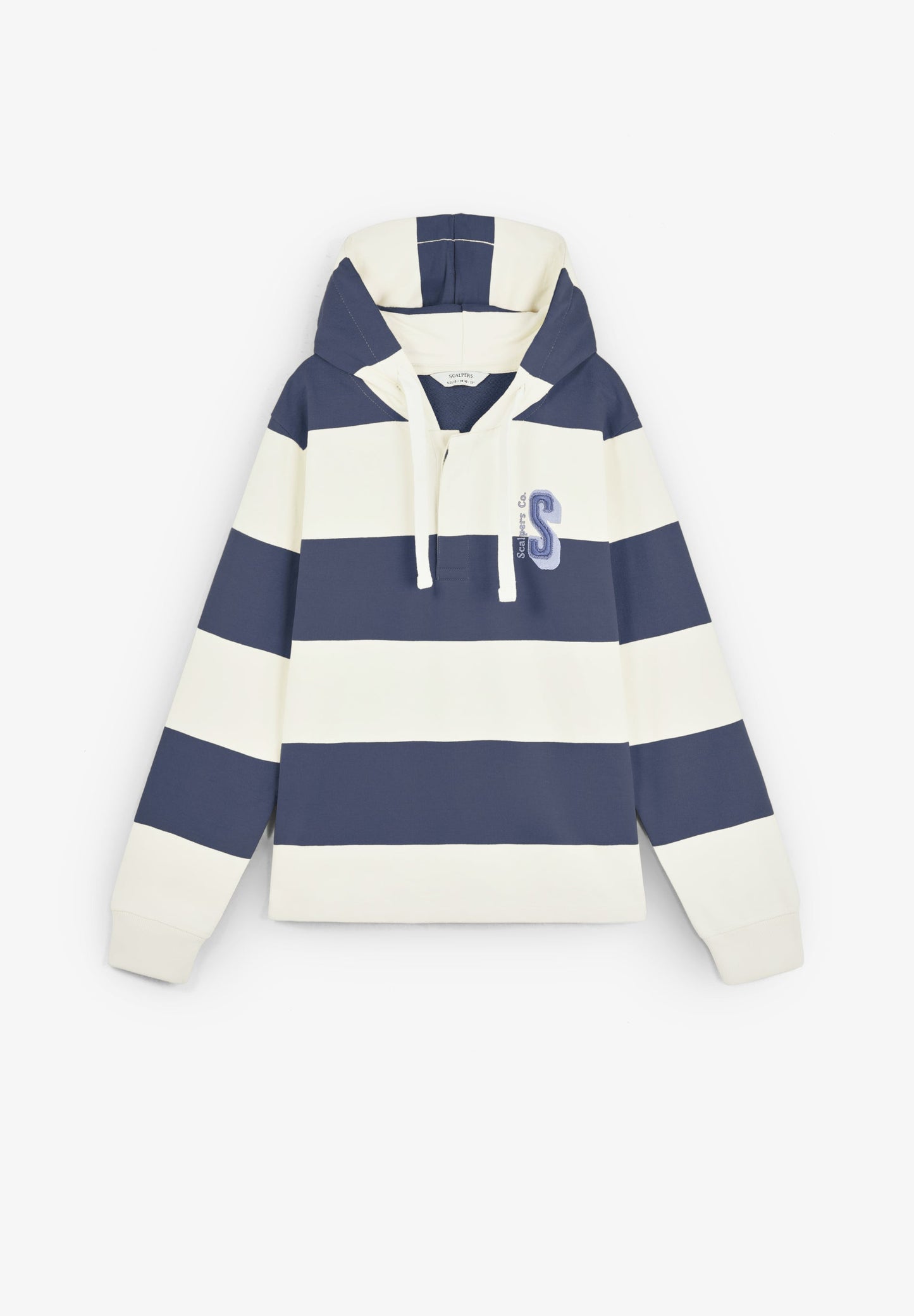 SUDADERA RAYAS CAPUCHA CALAVERA