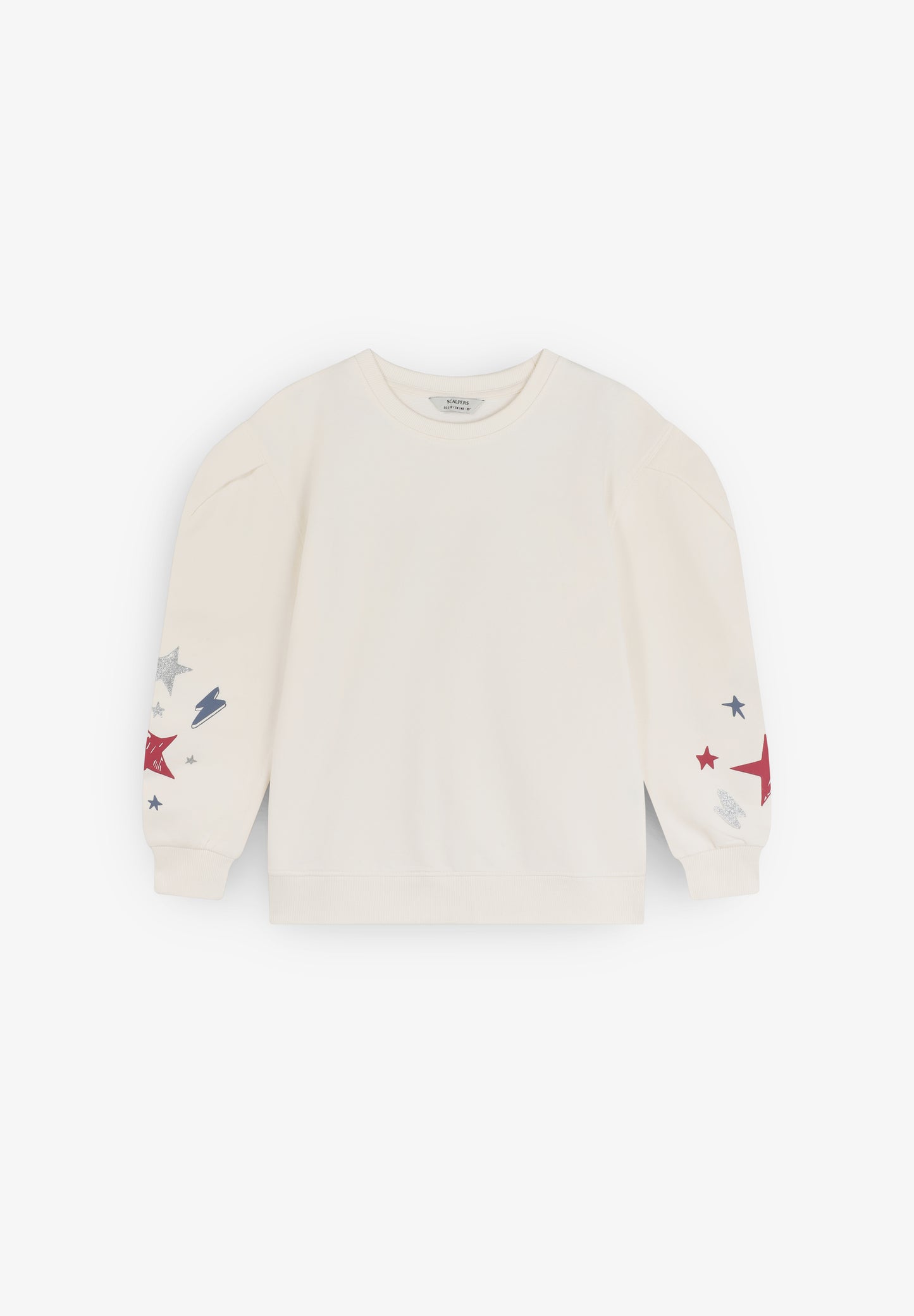SUDADERA MANGA ABULLONADA ESTAMPADA