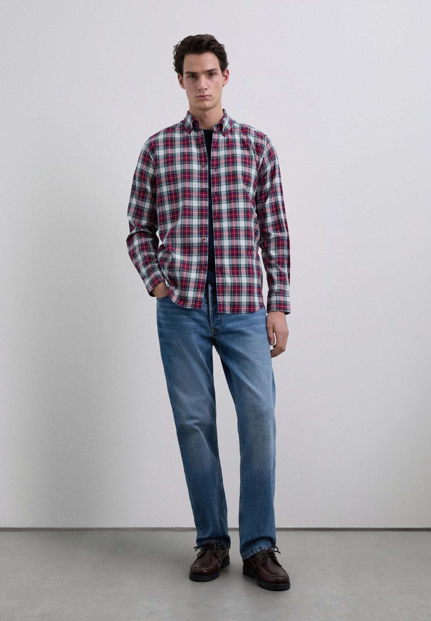 CAMISA ALGODÓN CUADROS