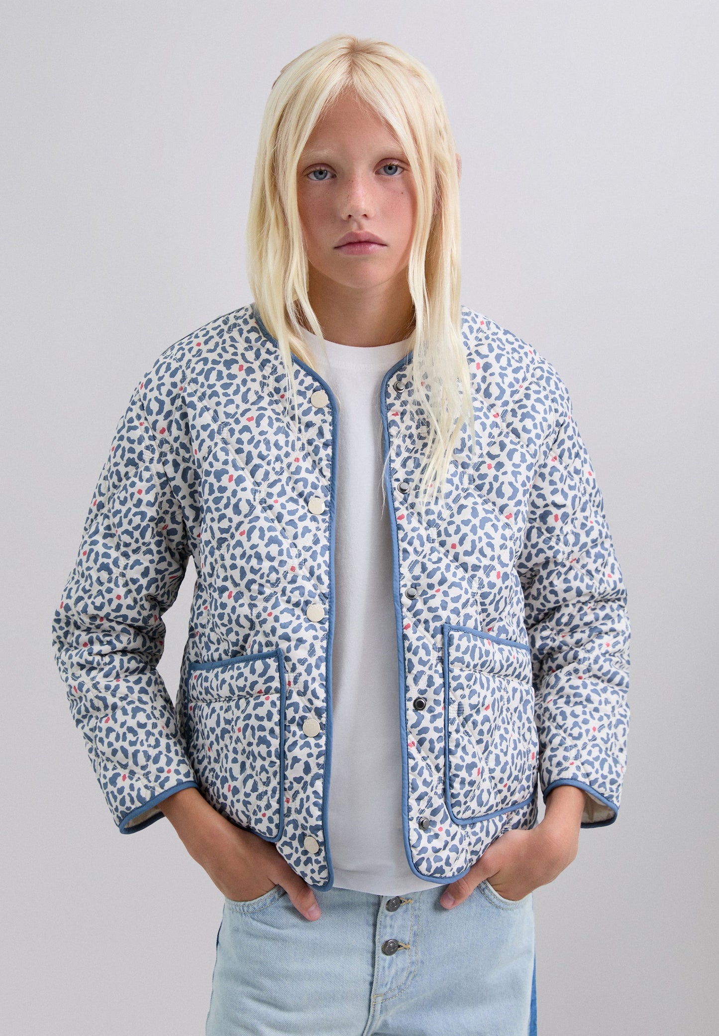 CHAQUETA ACOLCHADA ANIMAL PRINT