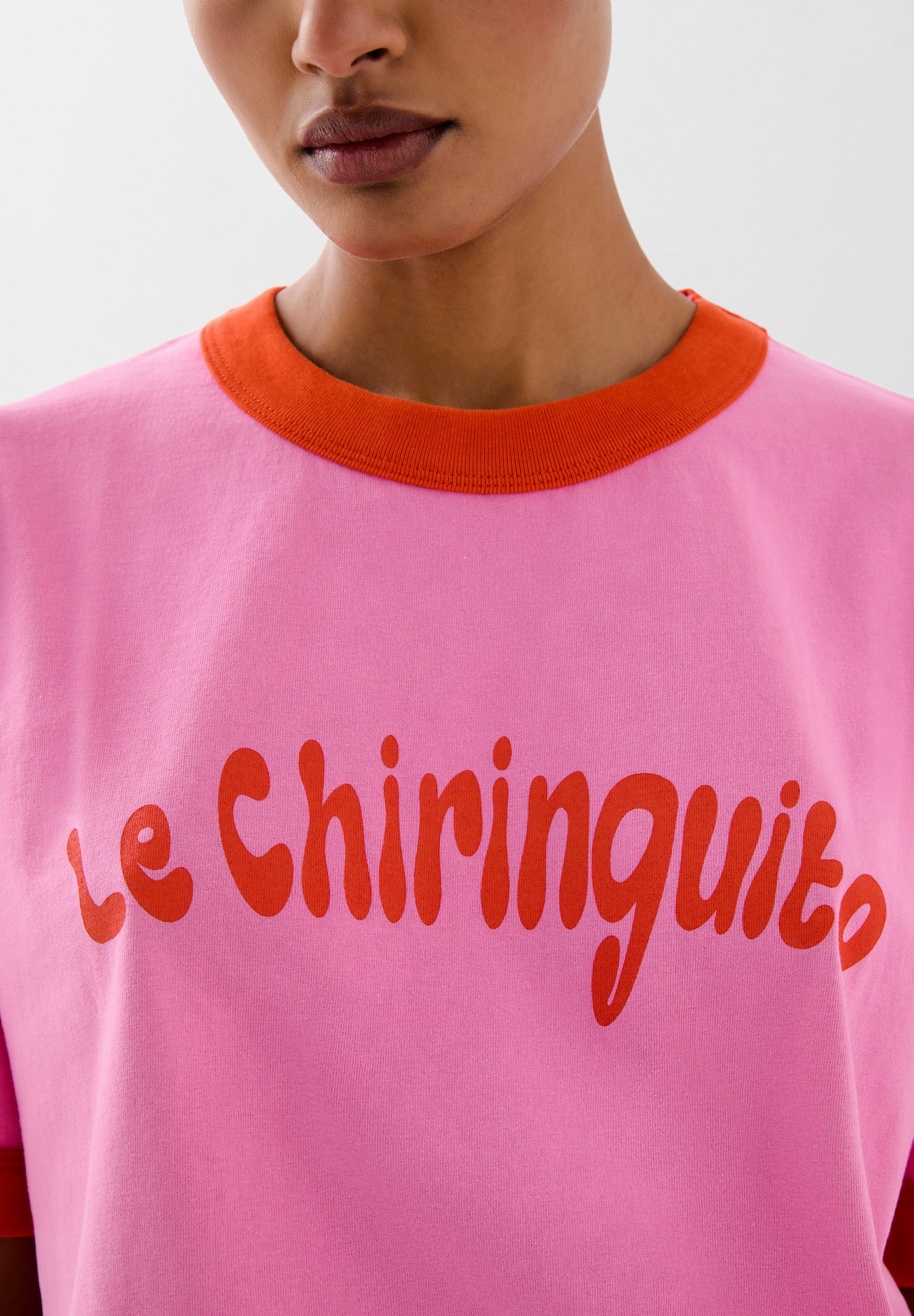 CAMISETA PRINT DELANTERO CONTRASTE | LE CHIRINGUITO