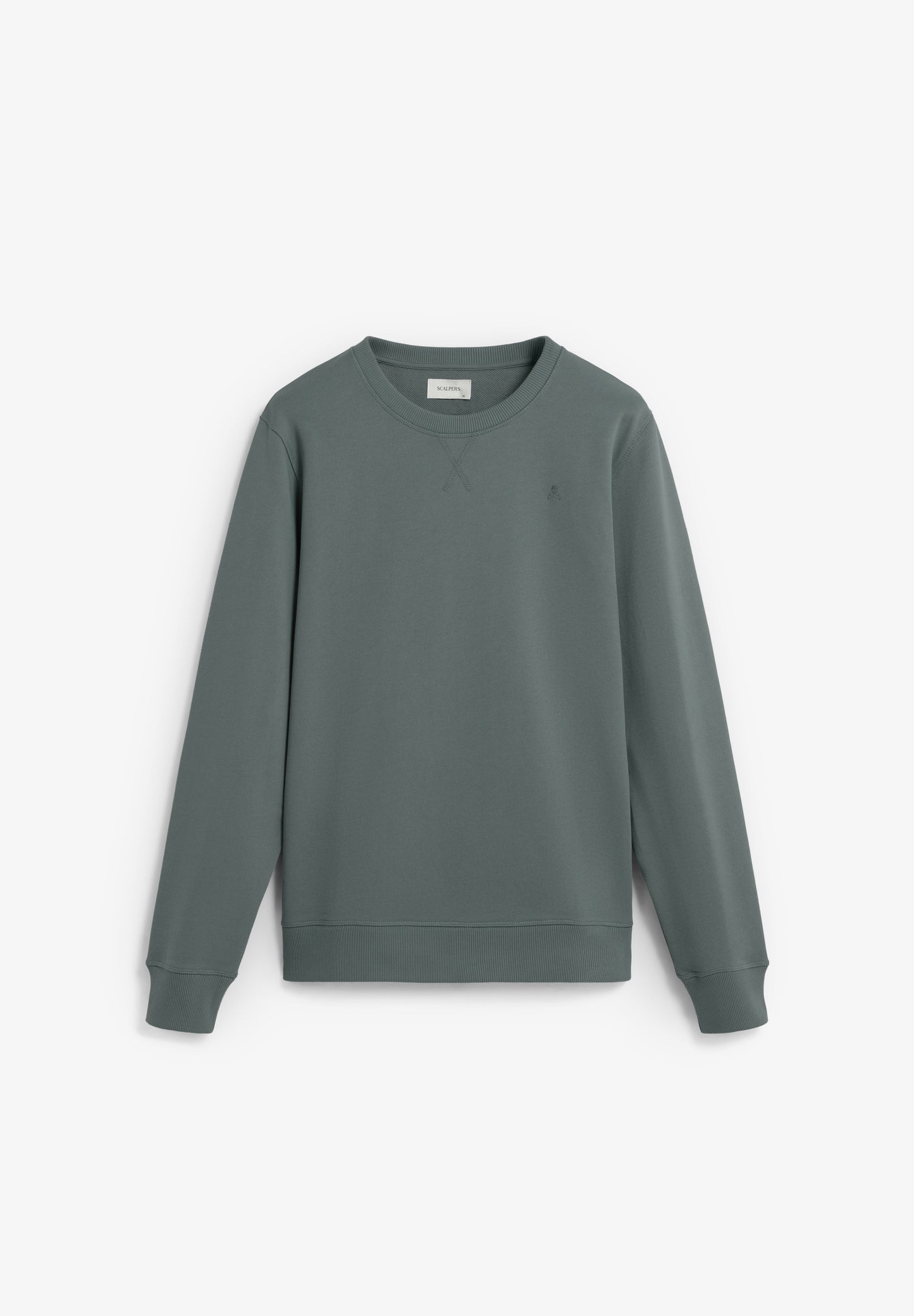 SUDADERA BORDADA CONTRASTE ALGODÓN