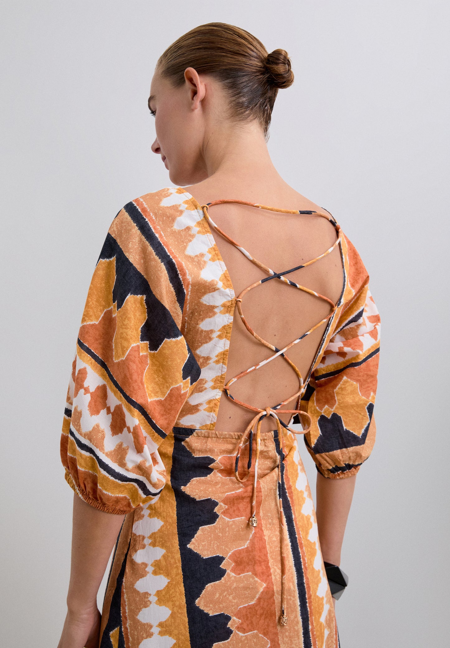 VESTIDO MIDI ÉTNICO