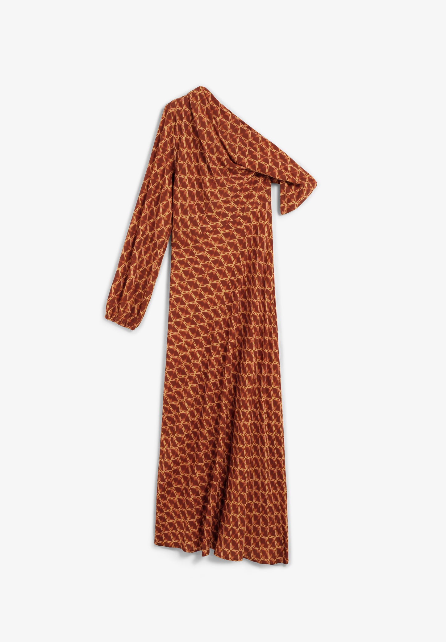 VESTIDO PRINT ESCOTE ASIMÉTRICO