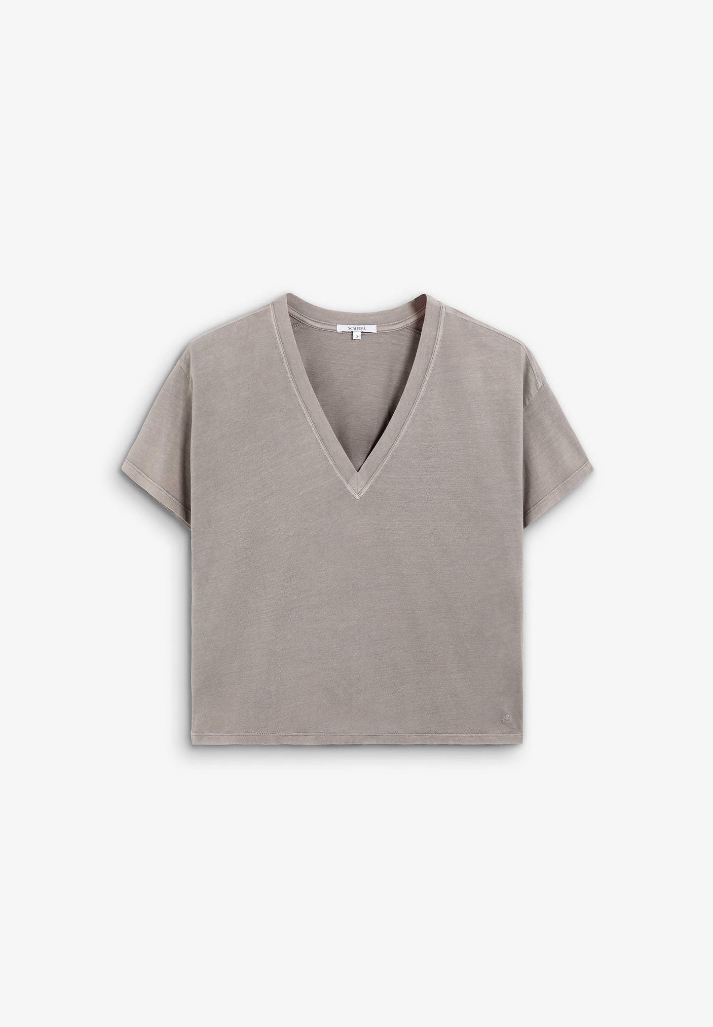 CAMISETA BÁSICA CUELLO PICO