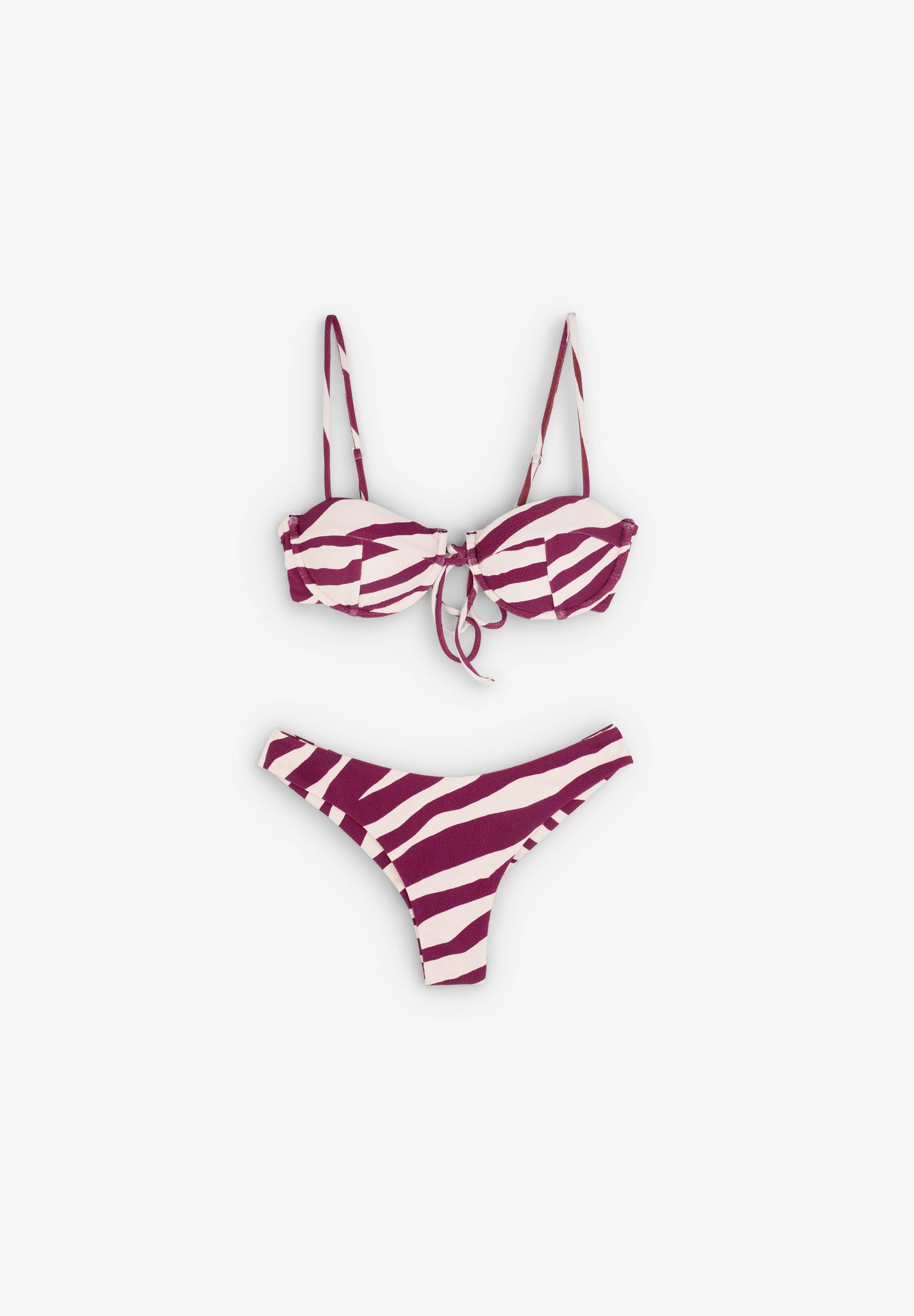 BRAGUITA BIKINI BALCONETTE CEBRA