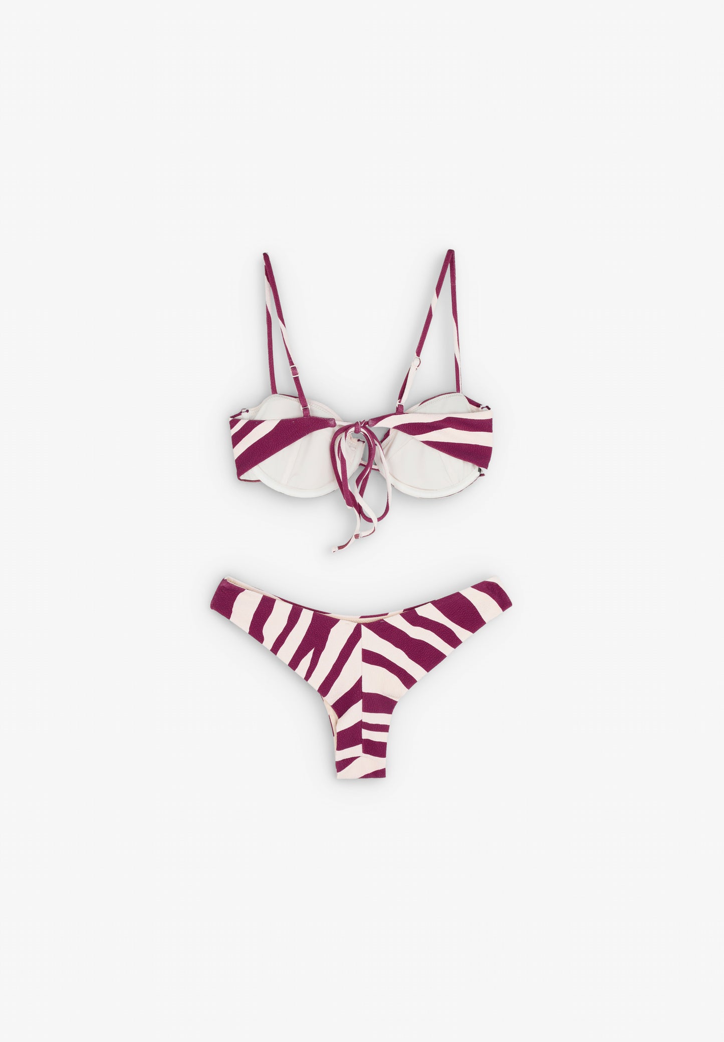 BRAGUITA BIKINI BALCONETTE CEBRA