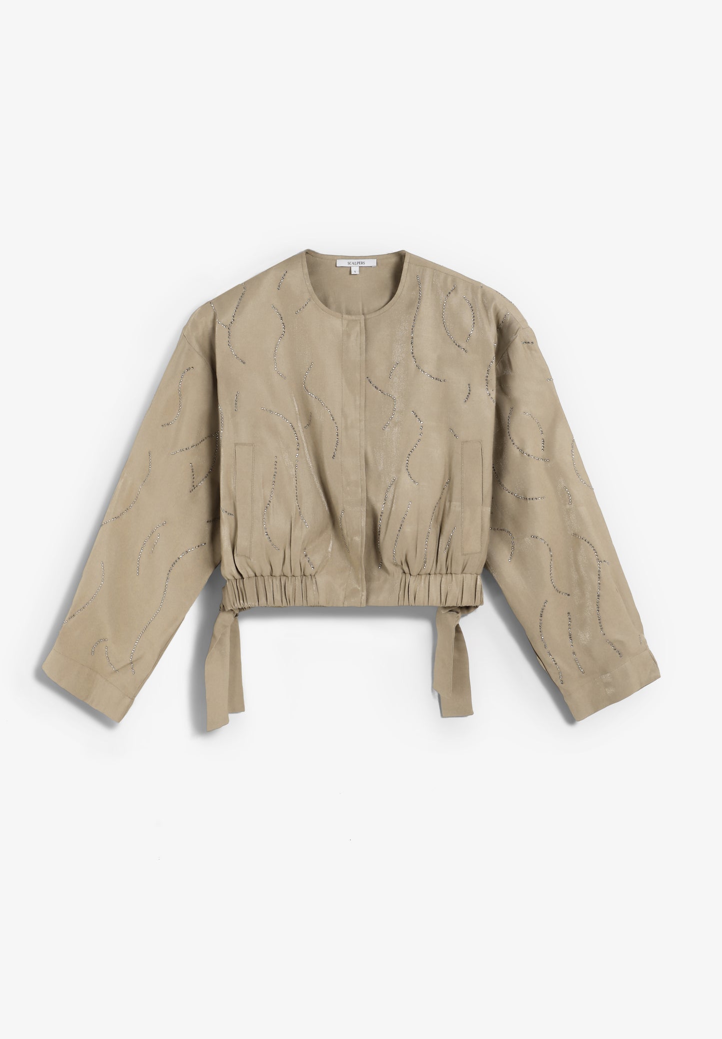 CHAQUETA BOMBER STRASS