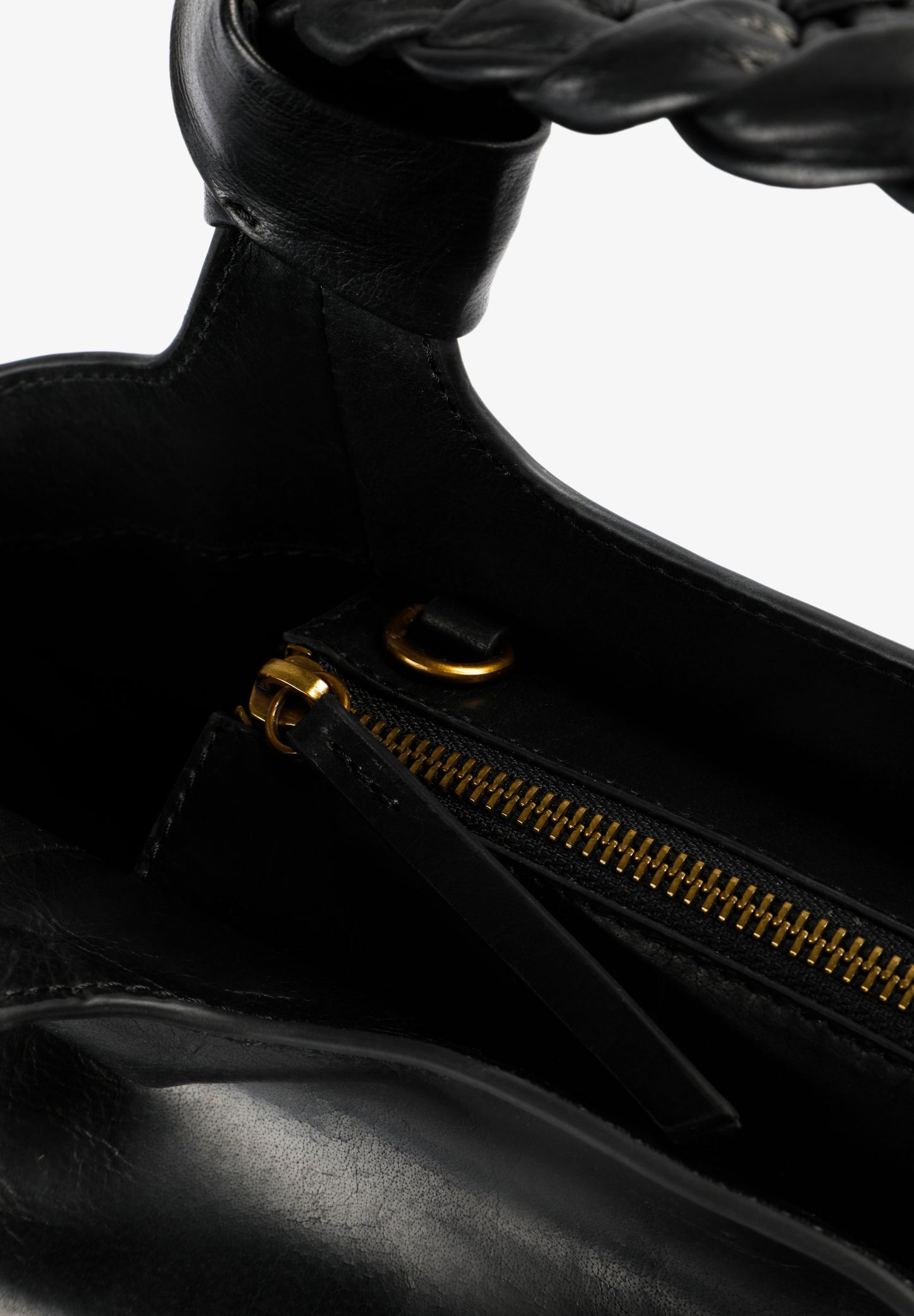 BOLSO MINI PIEL ASA TRENZADA