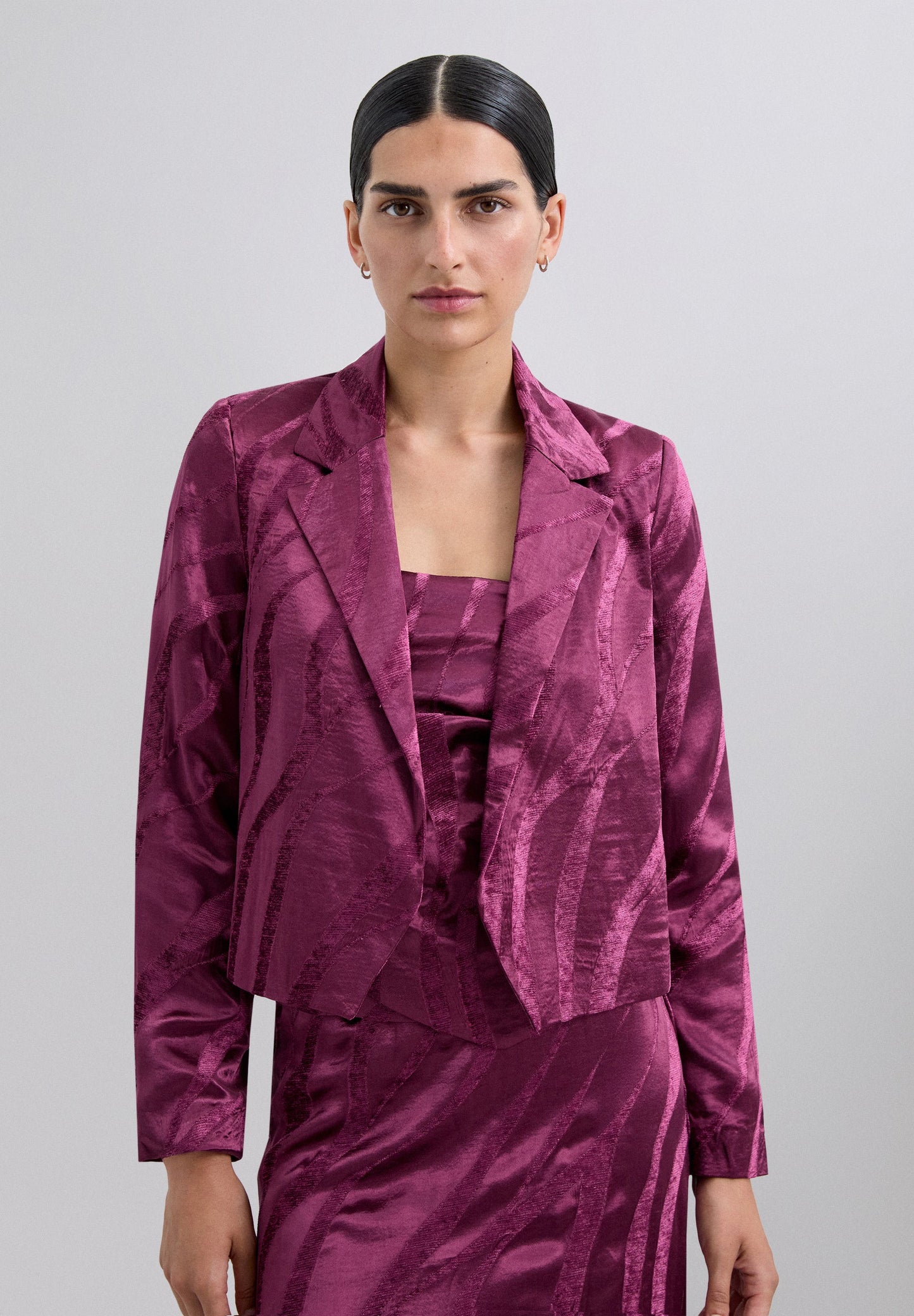 BLAZER CROPPED JACQUARD