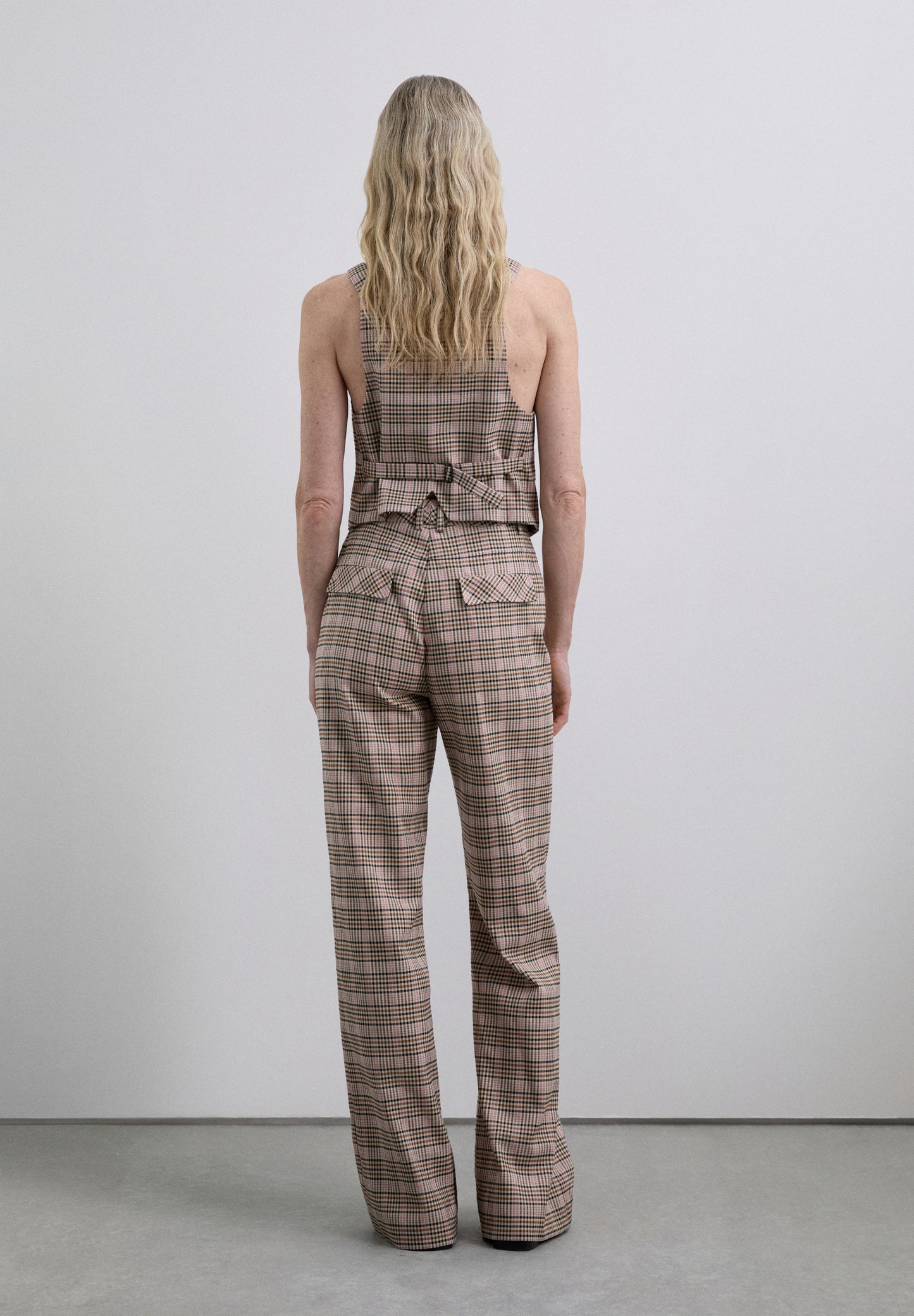 PANTALÓN CAMPANA CUADROS
