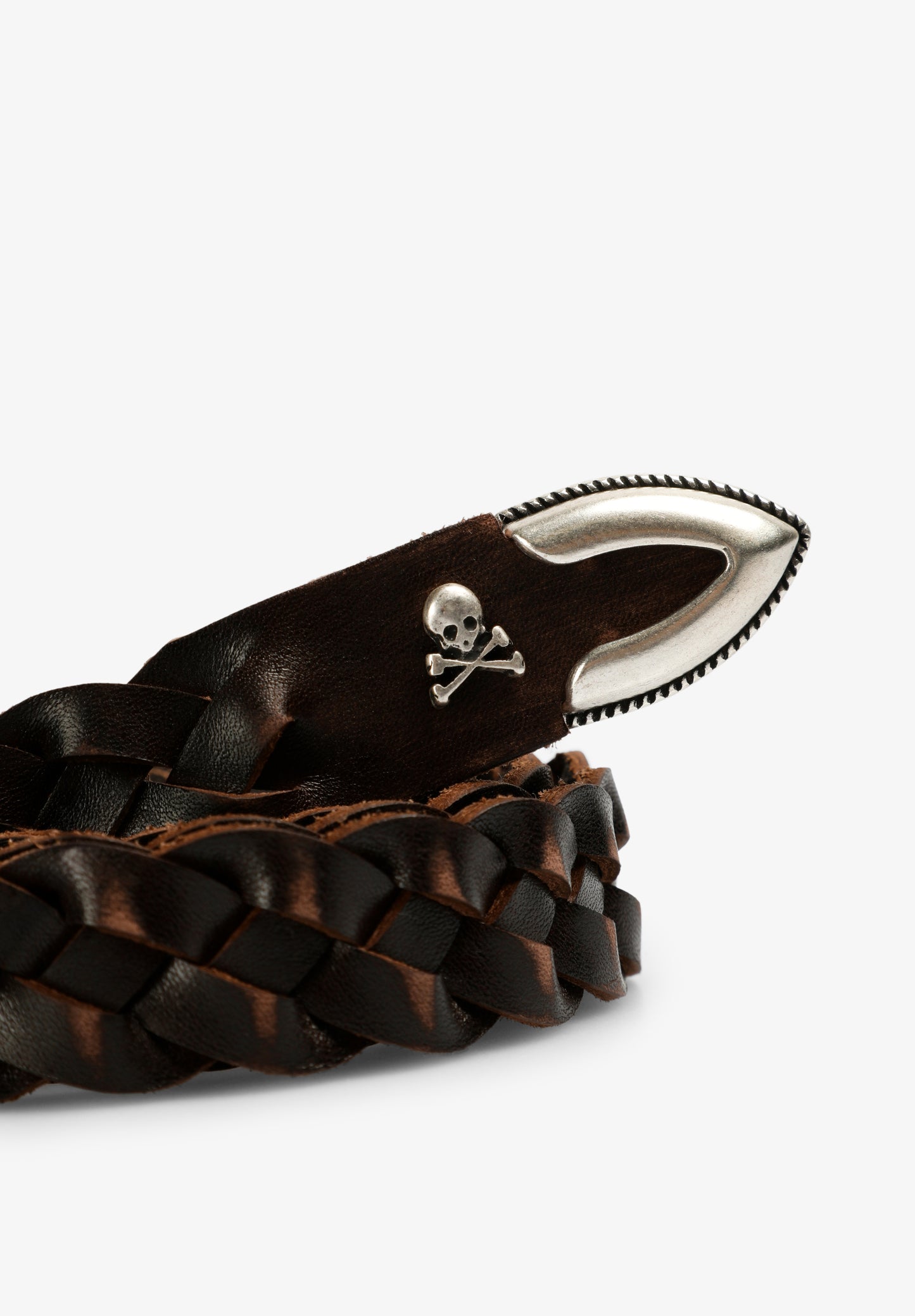 CINTURÓN TRENZADO PIEL