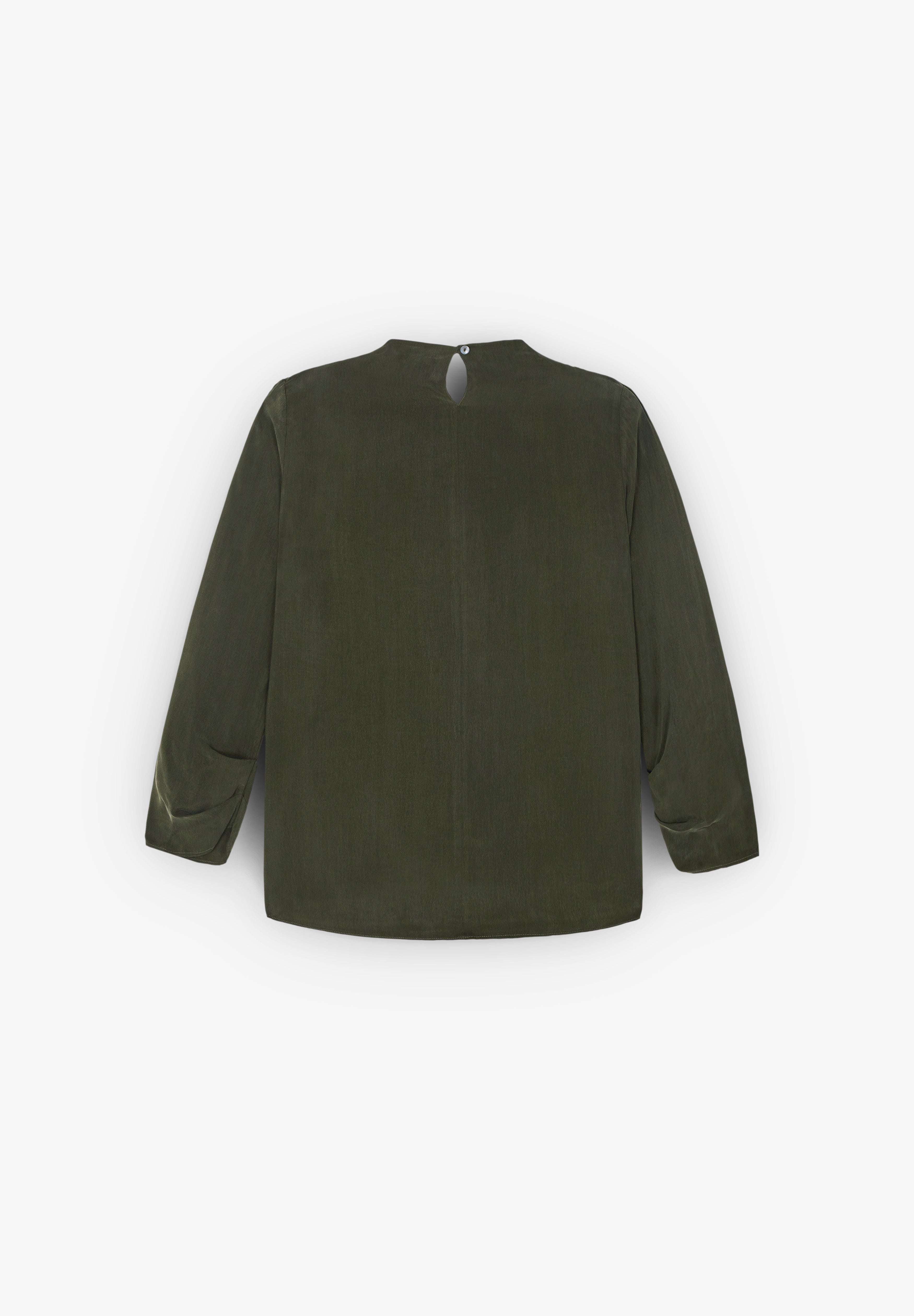 RAMSOS | CAMISA DRAPED CUPRO MUJER