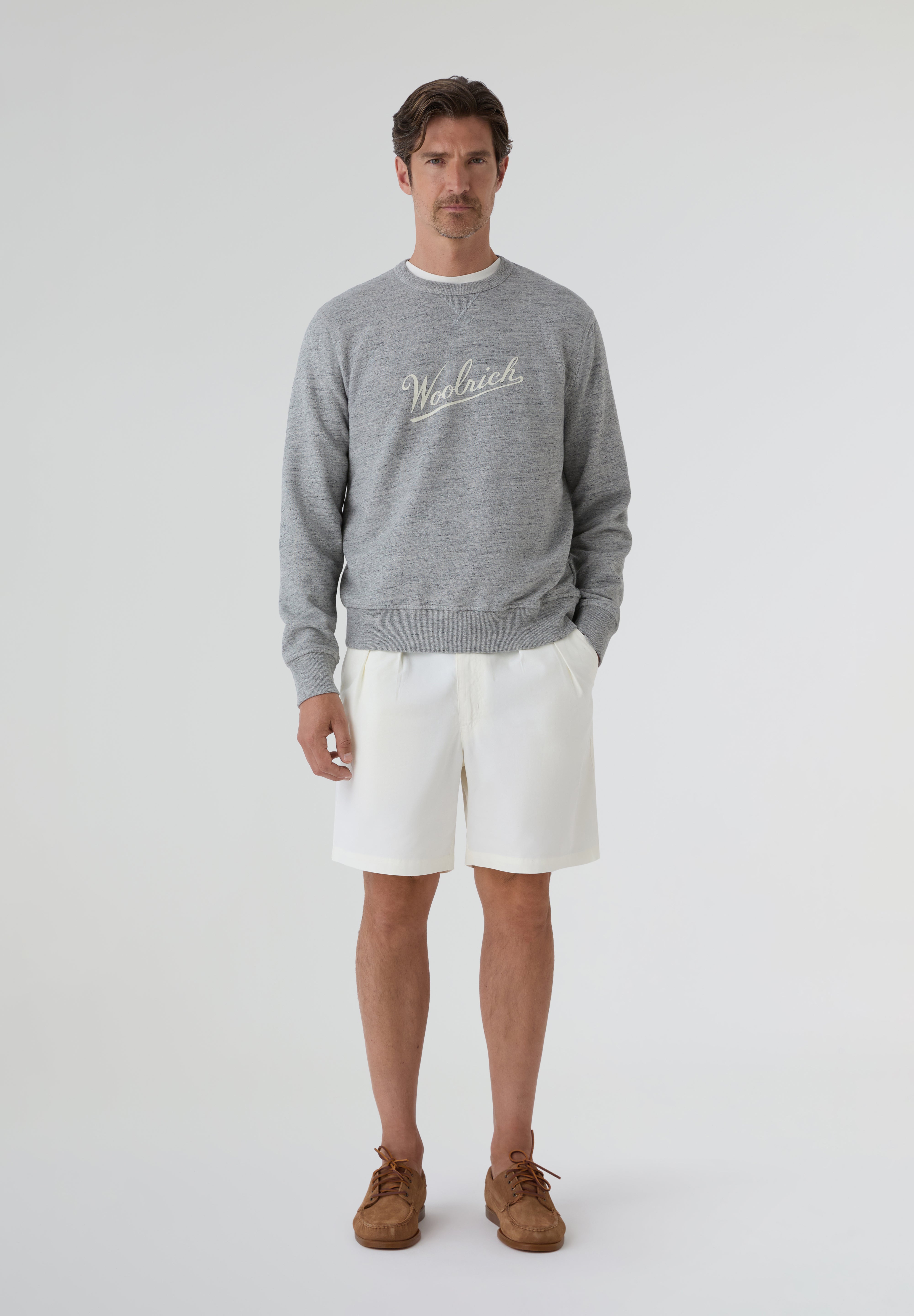 WOOLRICH | SUDADERA MOULINE CREWNECK
