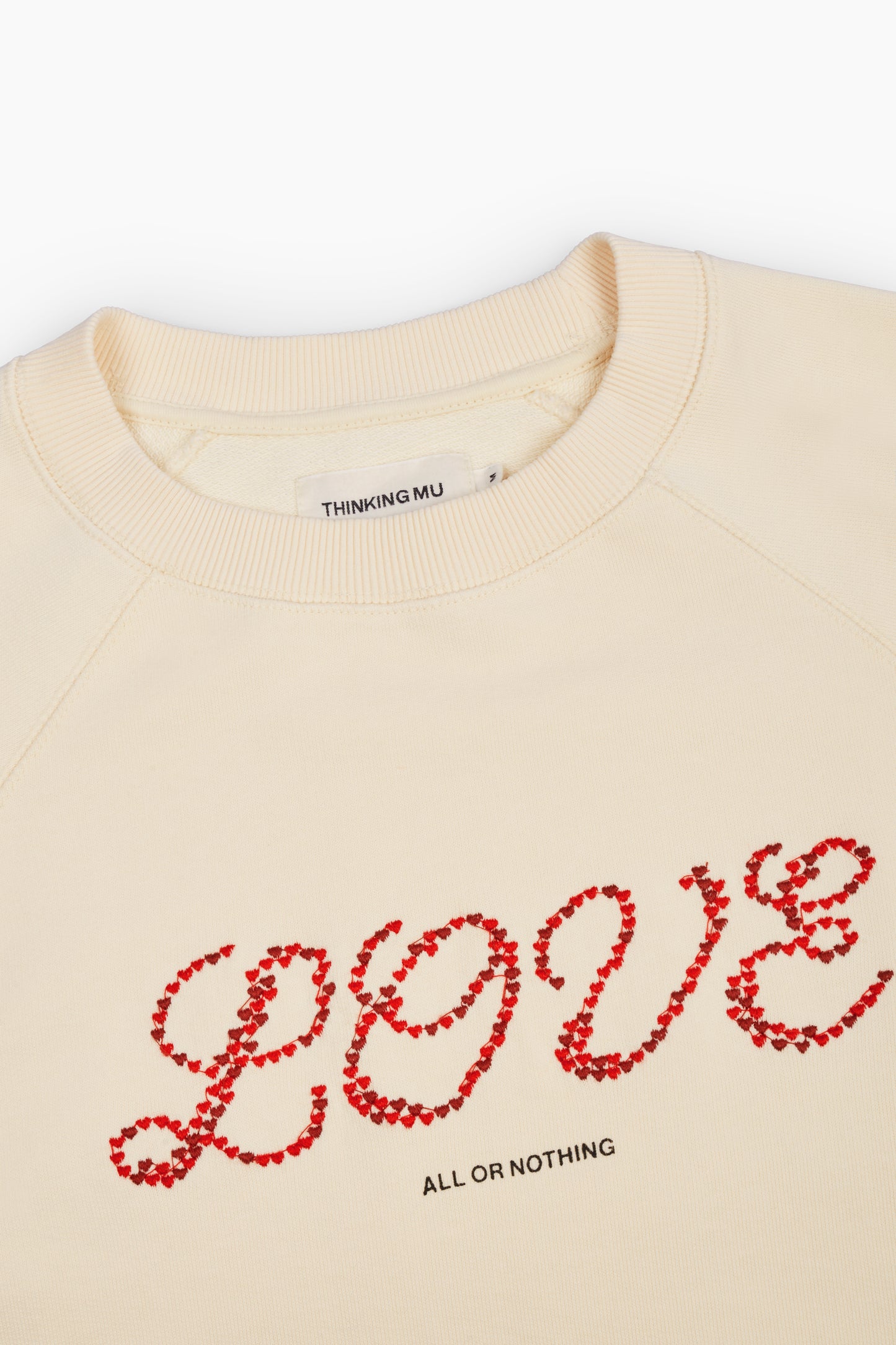 THINKING MU | SUDADERA LOVE HEART MUJER