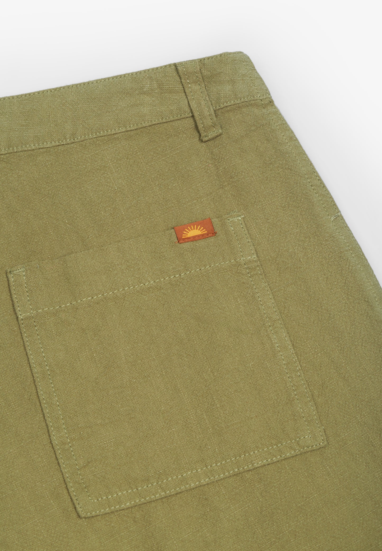 RHYTHM | BERMUDAS WORN PATH TEXTURED LINEN