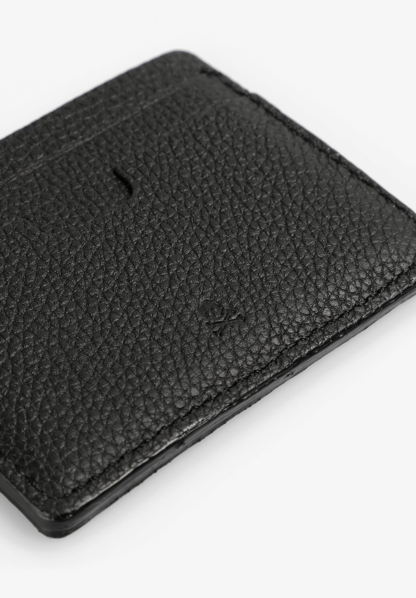 TARJETERO DE PIEL LOGO