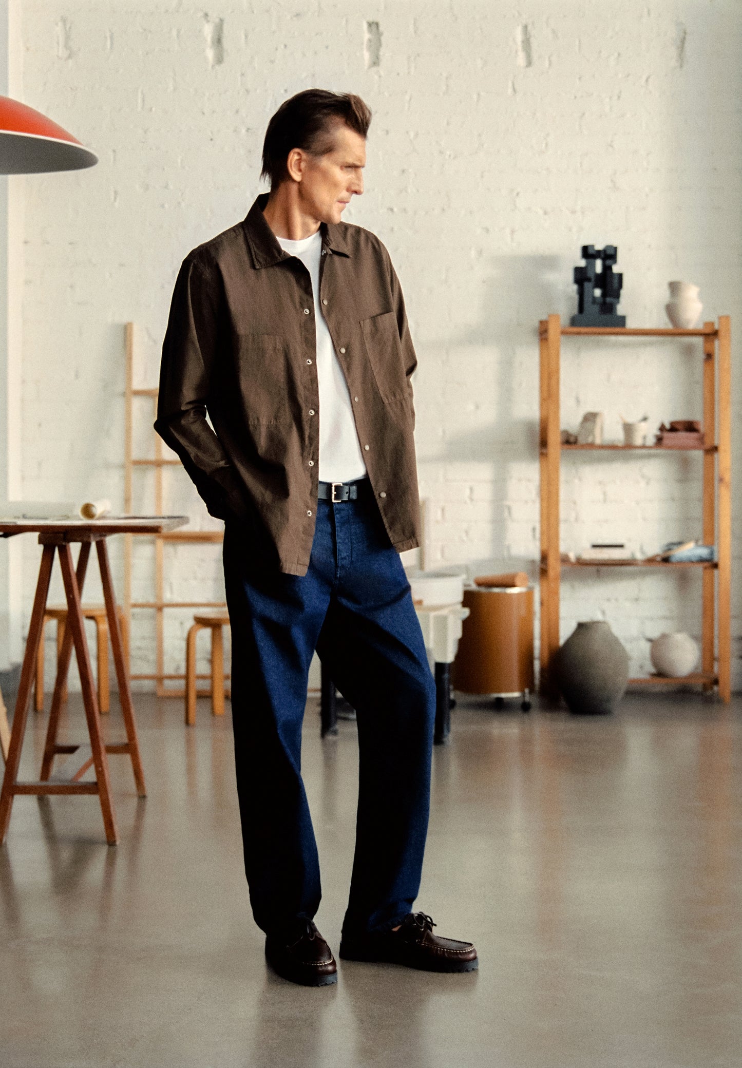 PANTALON VAQUERO CROPPED