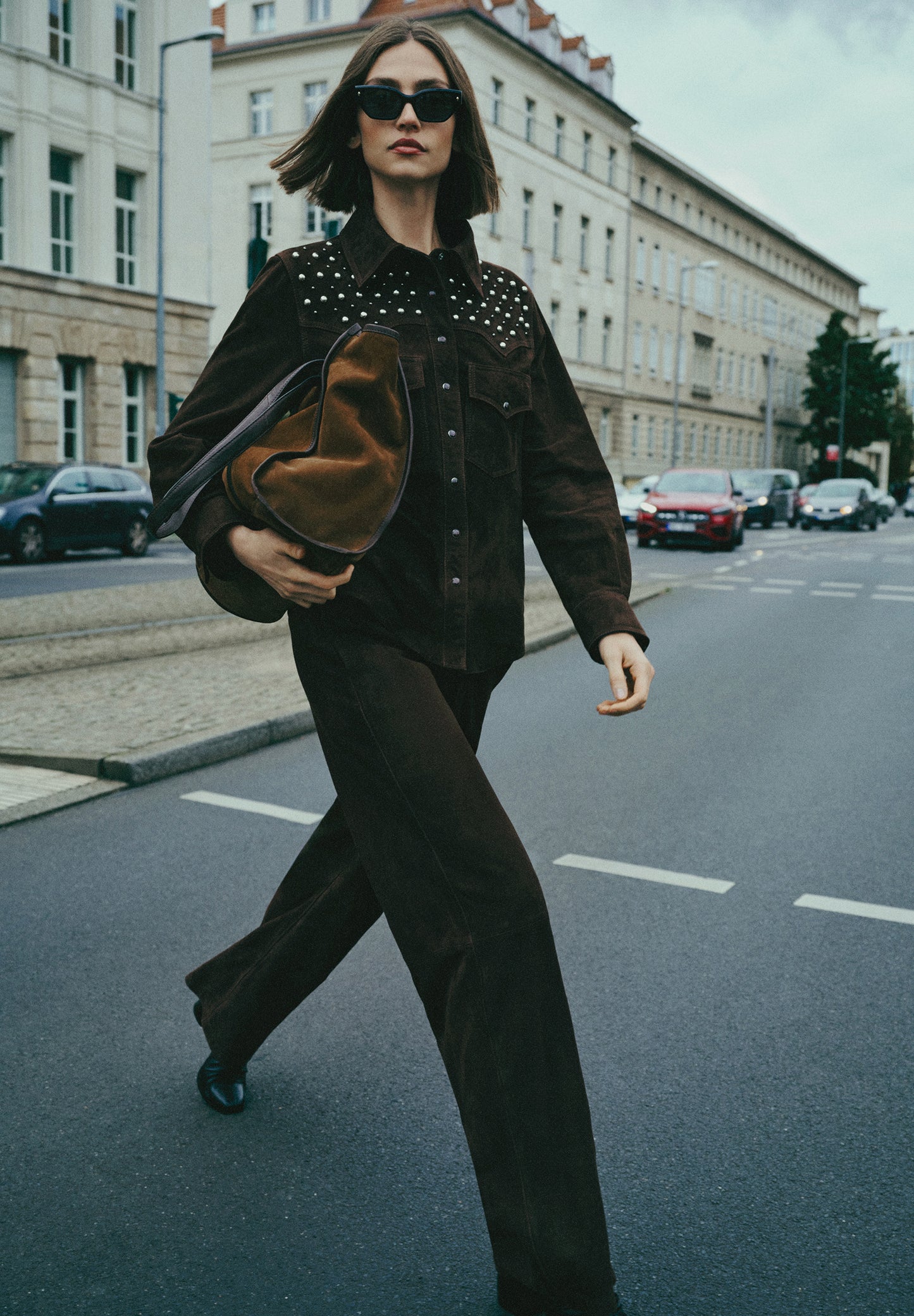 SCSUEDE LEATHER SHIRT