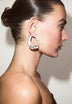 PENDIENTES PLATA LOGO